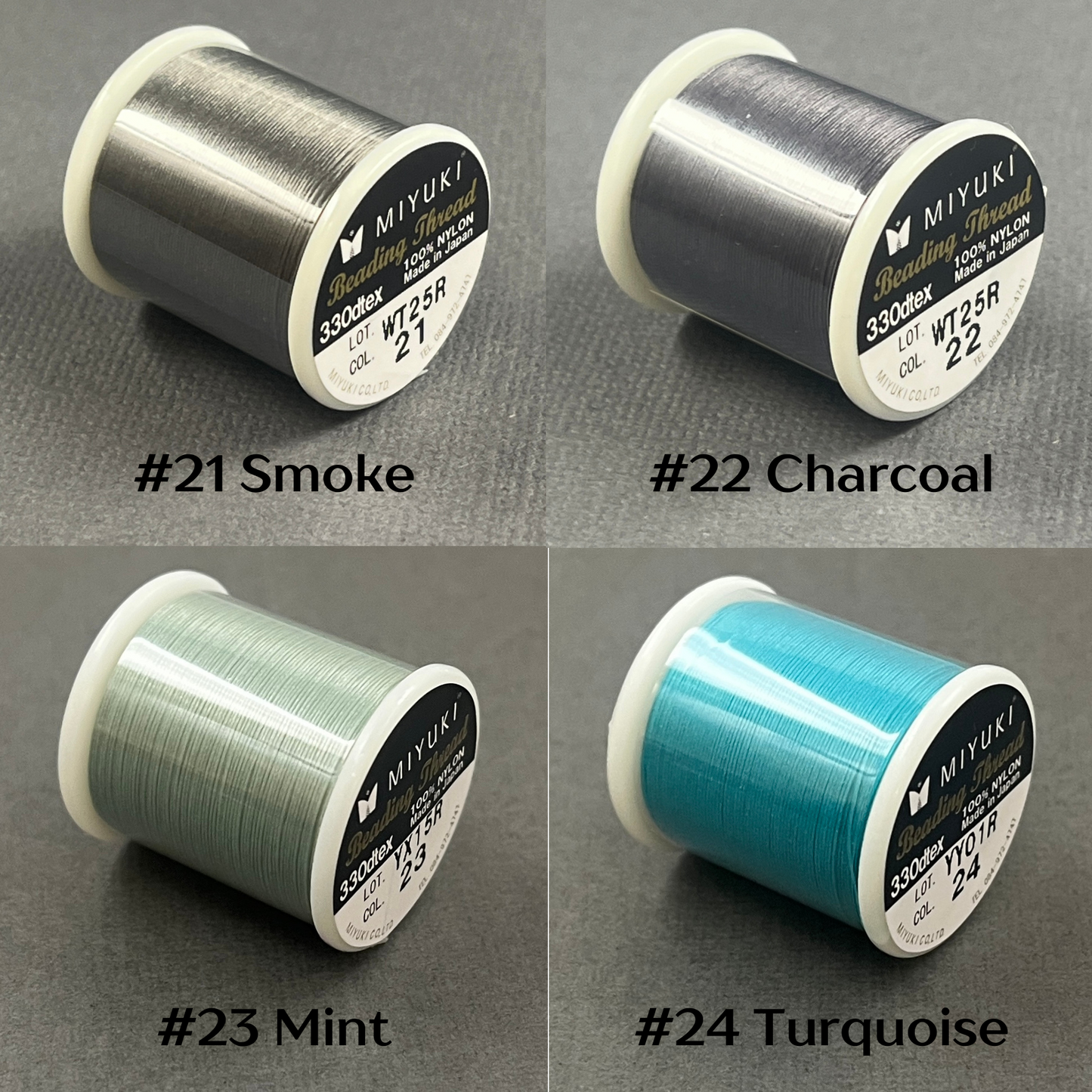 Miyuki Beading Thread, Pre Waxed, 330dtex, 50 Meters, ALL COLORS! Same Day Shipping!