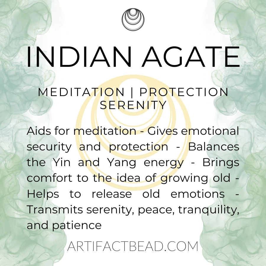 Sterling Silver, Indian Agate Teardrop Earrings with Green Crystal Accents