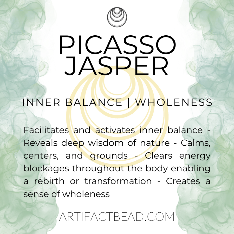 Copper Natural Genuine Picasso Jasper/Red Creek Jasper Drop Earrings