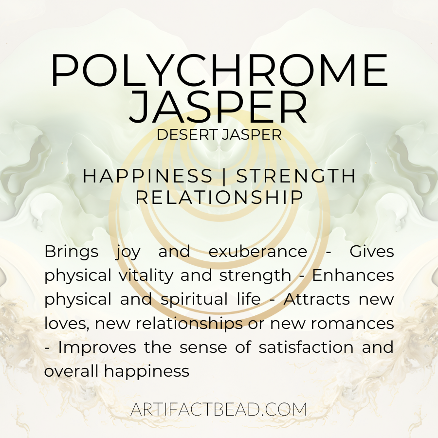 Men’s Masculine Beaded Collar Length Polychrome Jasper/Desert Jasper Gemstone Necklace