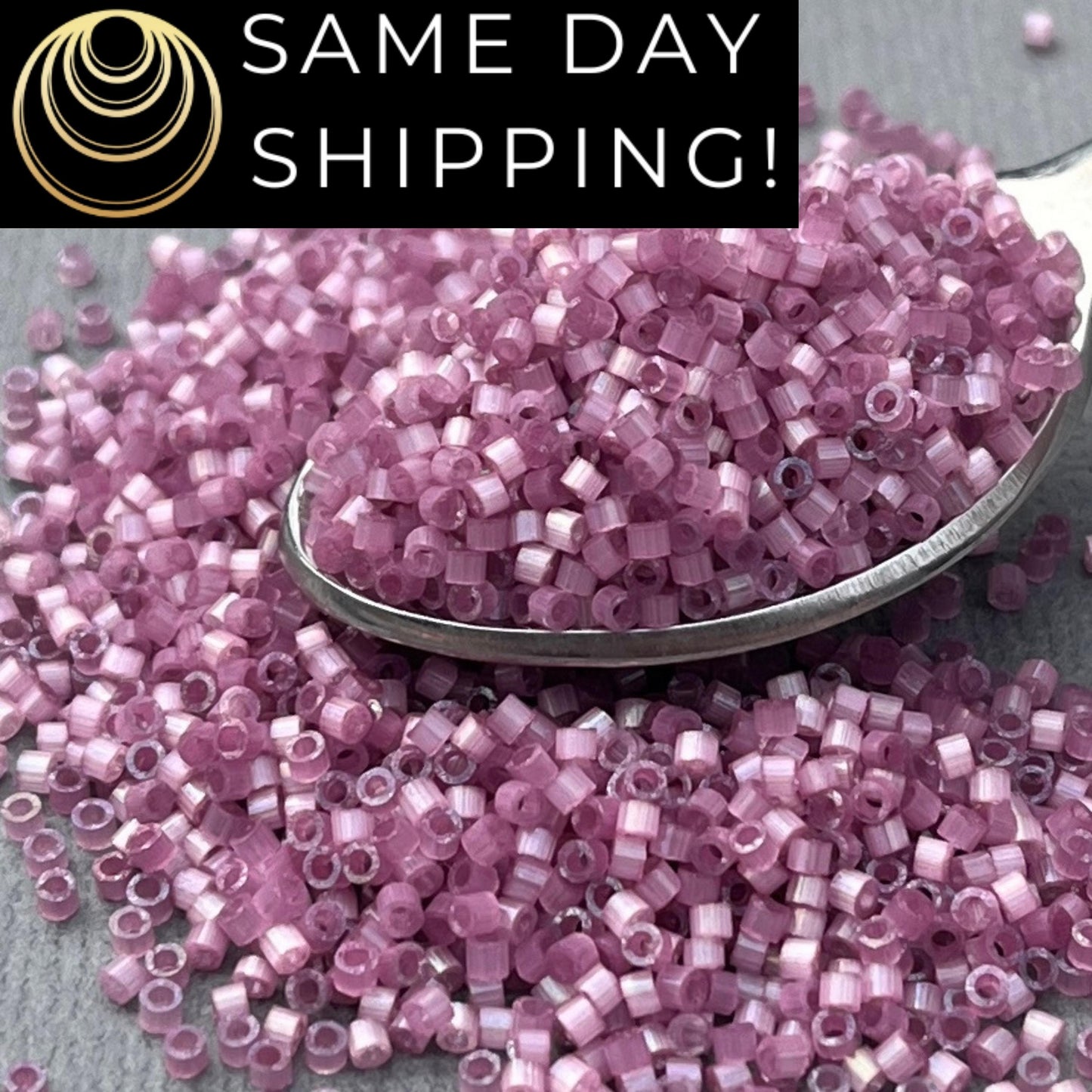 DB1806 SAME DAY SHIPPING! 1-20 Grams Miyuki 11/0 Delica Beads Dyed Orchid Silk Satin Purple/Pink Cylinder Japanese Beads, Free Container!