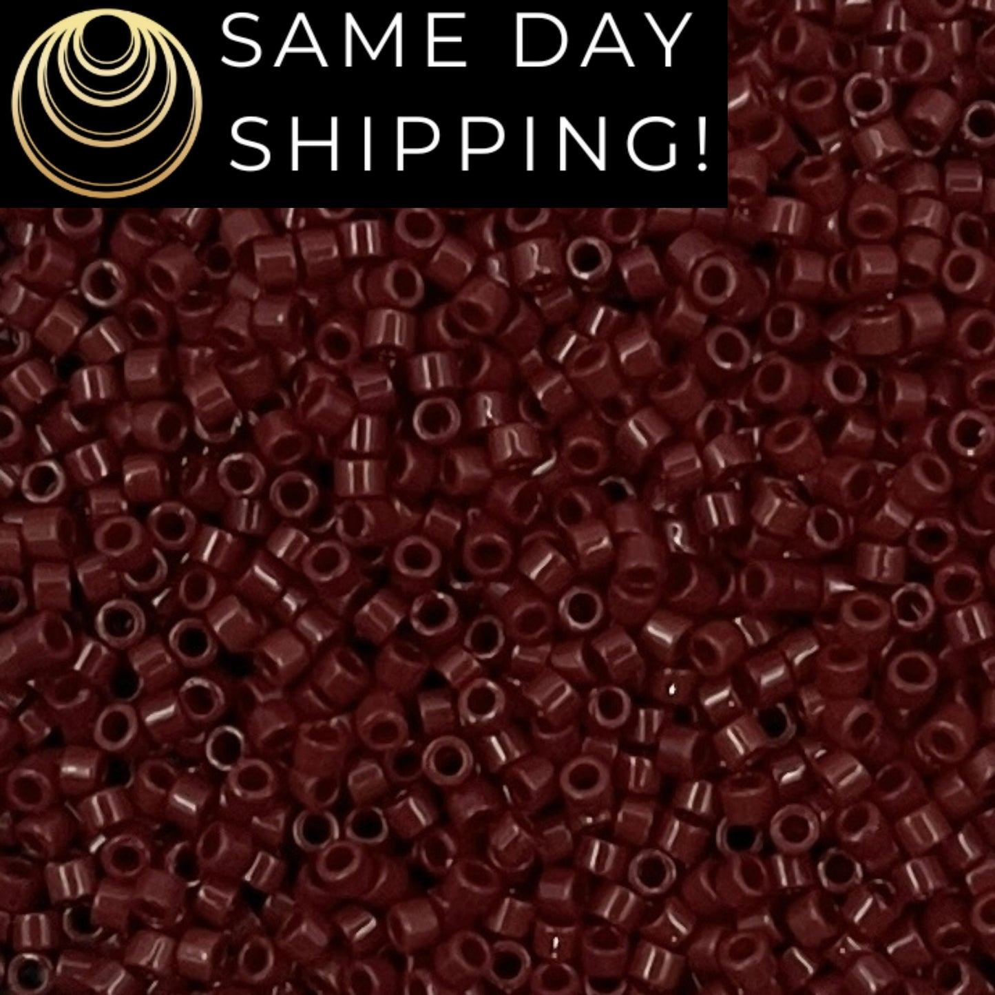 DB1134 SAME DAY SHIPPING! Miyuki 11/0 Delica Beads Opaque Currant Dark Red Beads Wine Beads
