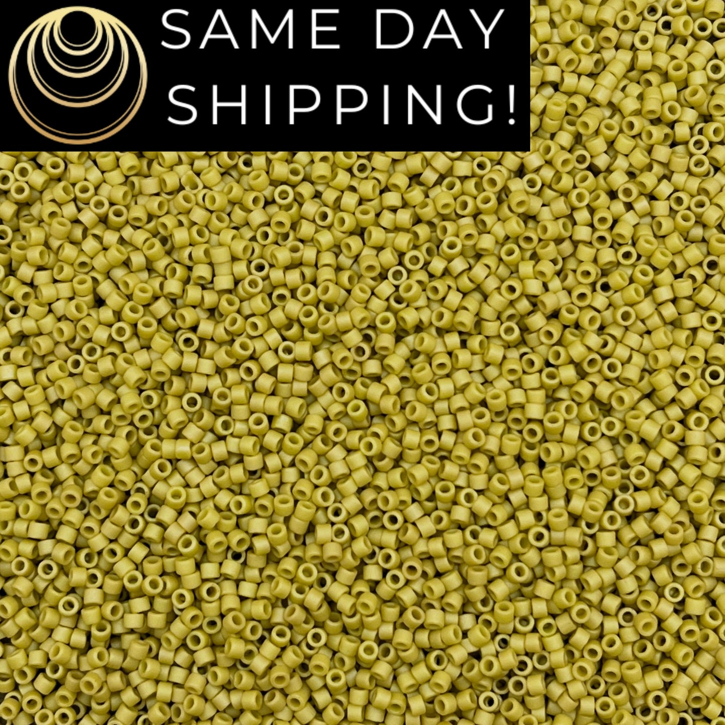 DB2290 SAME DAY SHIPPING! 1-20 Grams Miyuki 11/0 Delica Beads Matte Opaque Glazed Honeydew-Free Container!