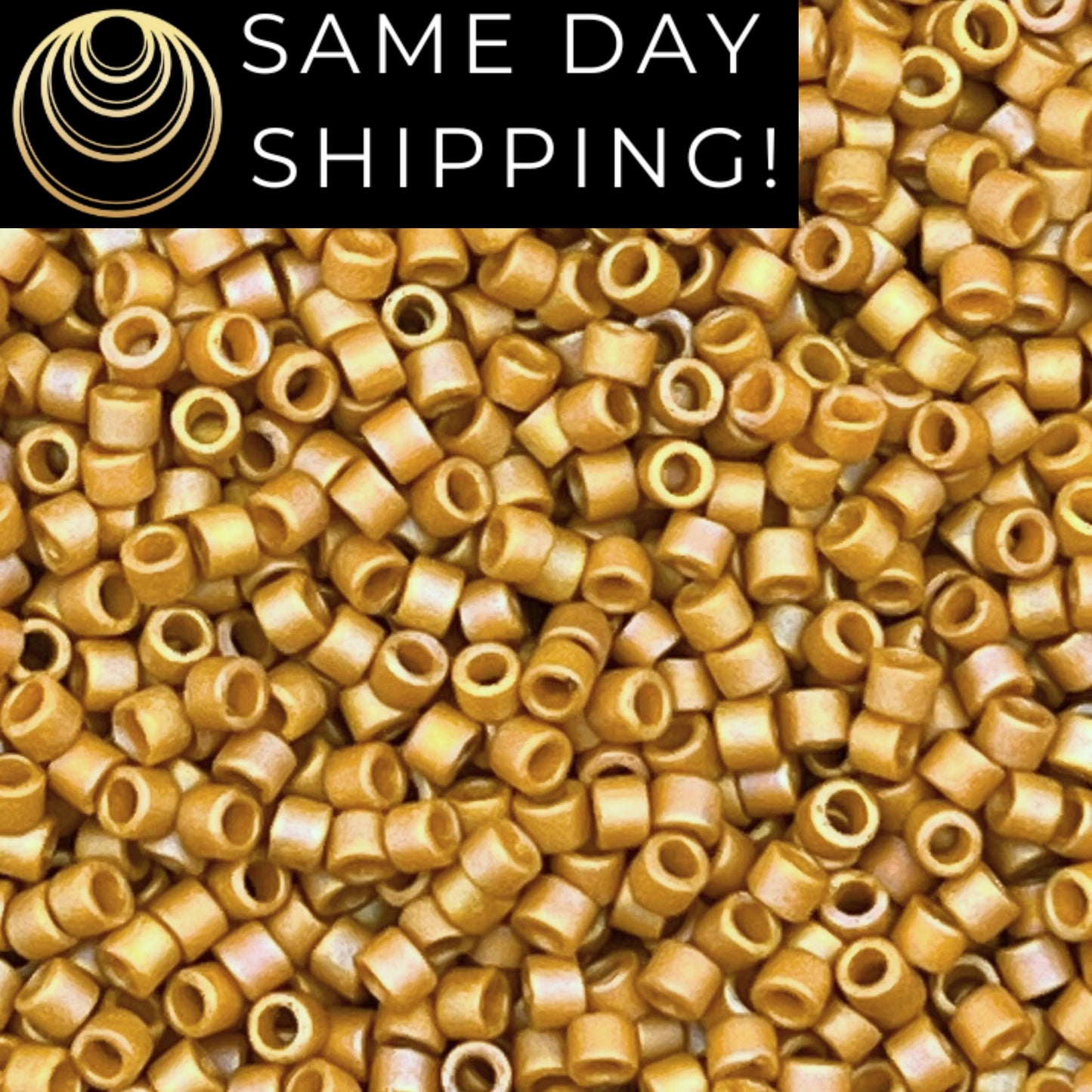 DB2303 SAME DAY SHIPPING! 1-20 Grams Miyuki 11/0 Delica Beads Matte Opaque Glazed Honey Bee-Free Container!