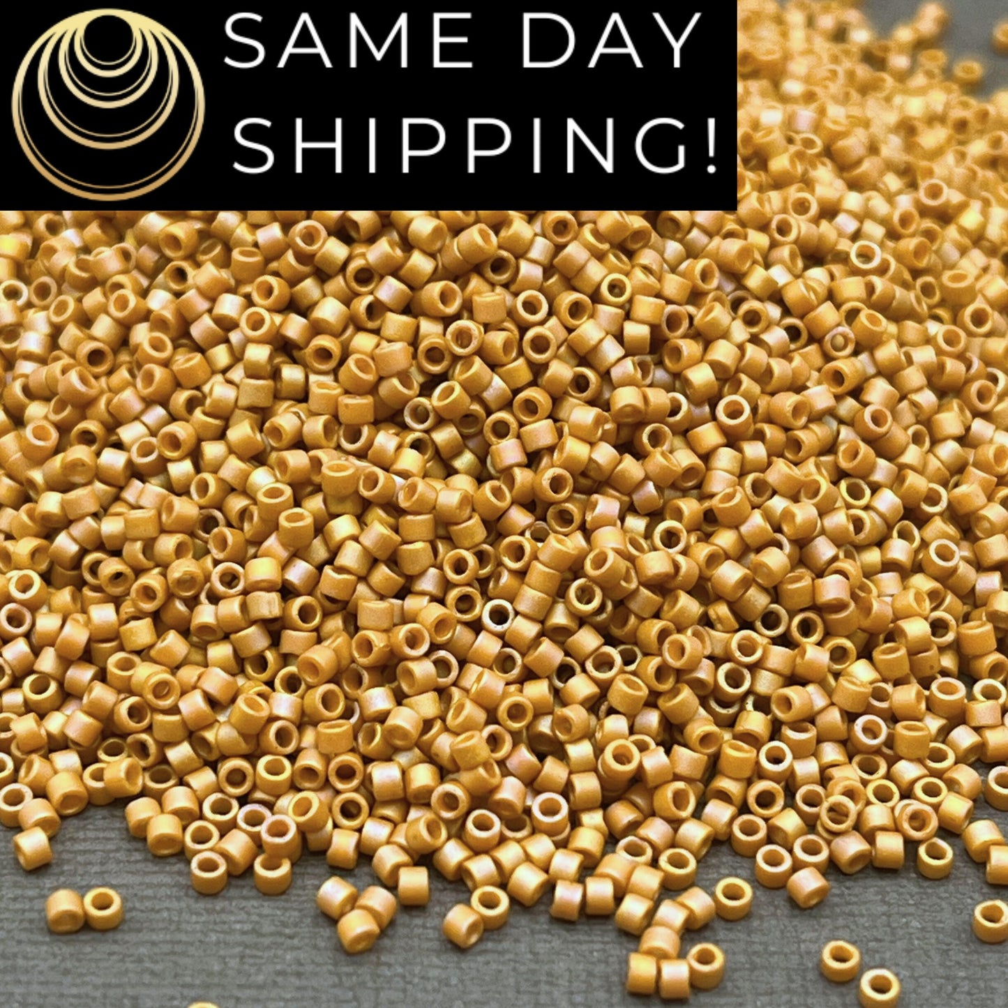 DB2303 SAME DAY SHIPPING! 1-20 Grams Miyuki 11/0 Delica Beads Matte Opaque Glazed Honey Bee-Free Container!