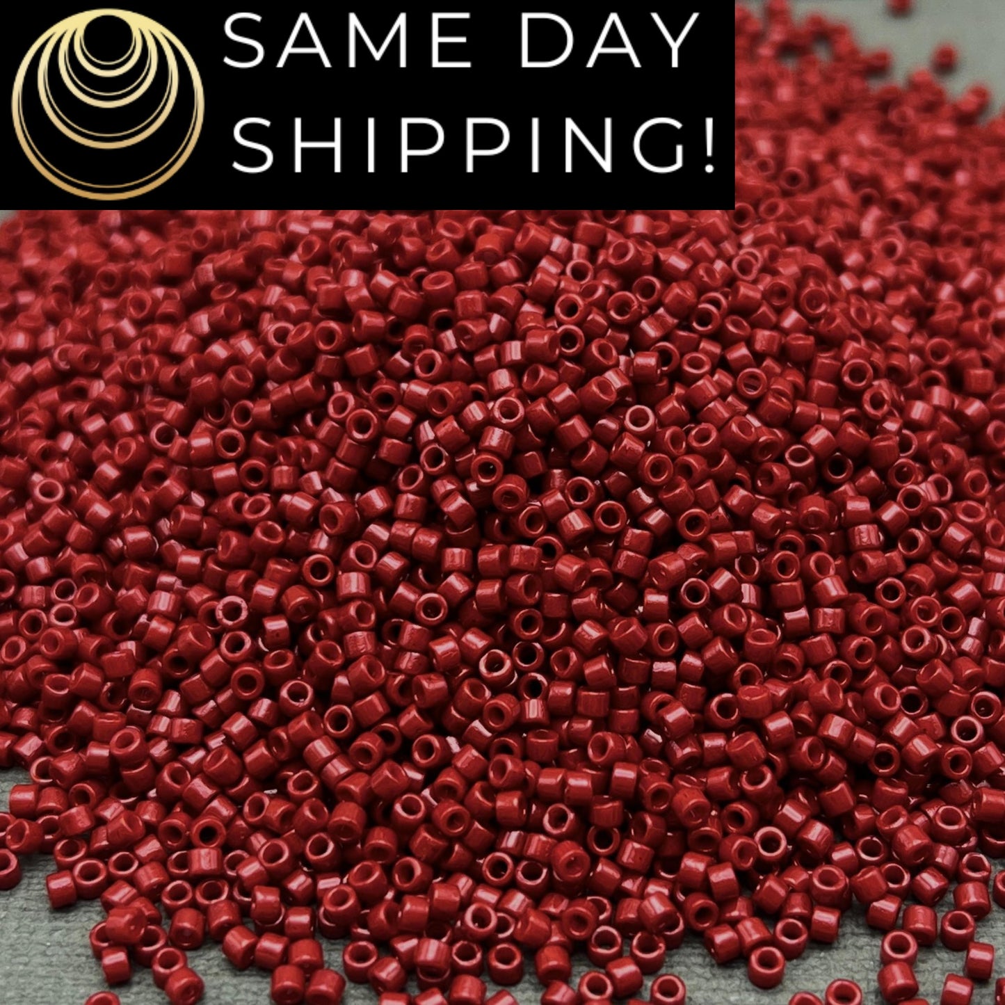 DB2119 SAME DAY SHIPPING! 1-20 Grams Miyuki 11/0 Delica Beads DB2119 Duracoat Opaque JuJube -Free Container!
