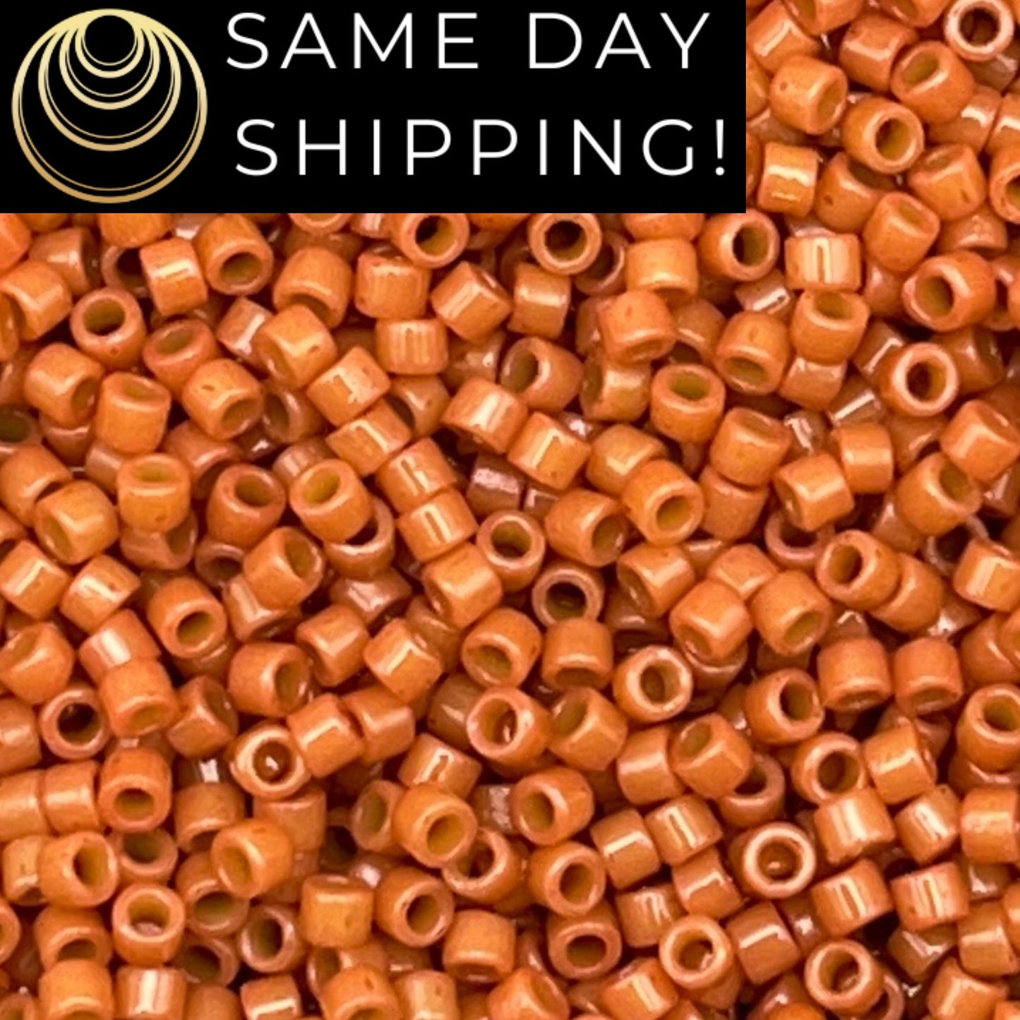 DB2107 SAME DAY SHIPPING! 1-20 Grams Miyuki 11/0 Delica Beads Duracoat Opaque Cedar -Free Container!