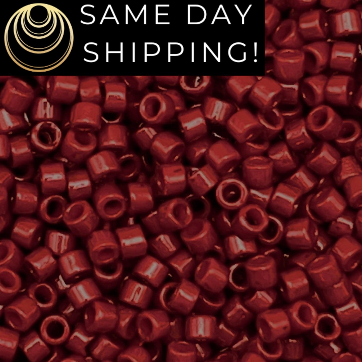 DB2119 SAME DAY SHIPPING! 1-20 Grams Miyuki 11/0 Delica Beads DB2119 Duracoat Opaque JuJube -Free Container!