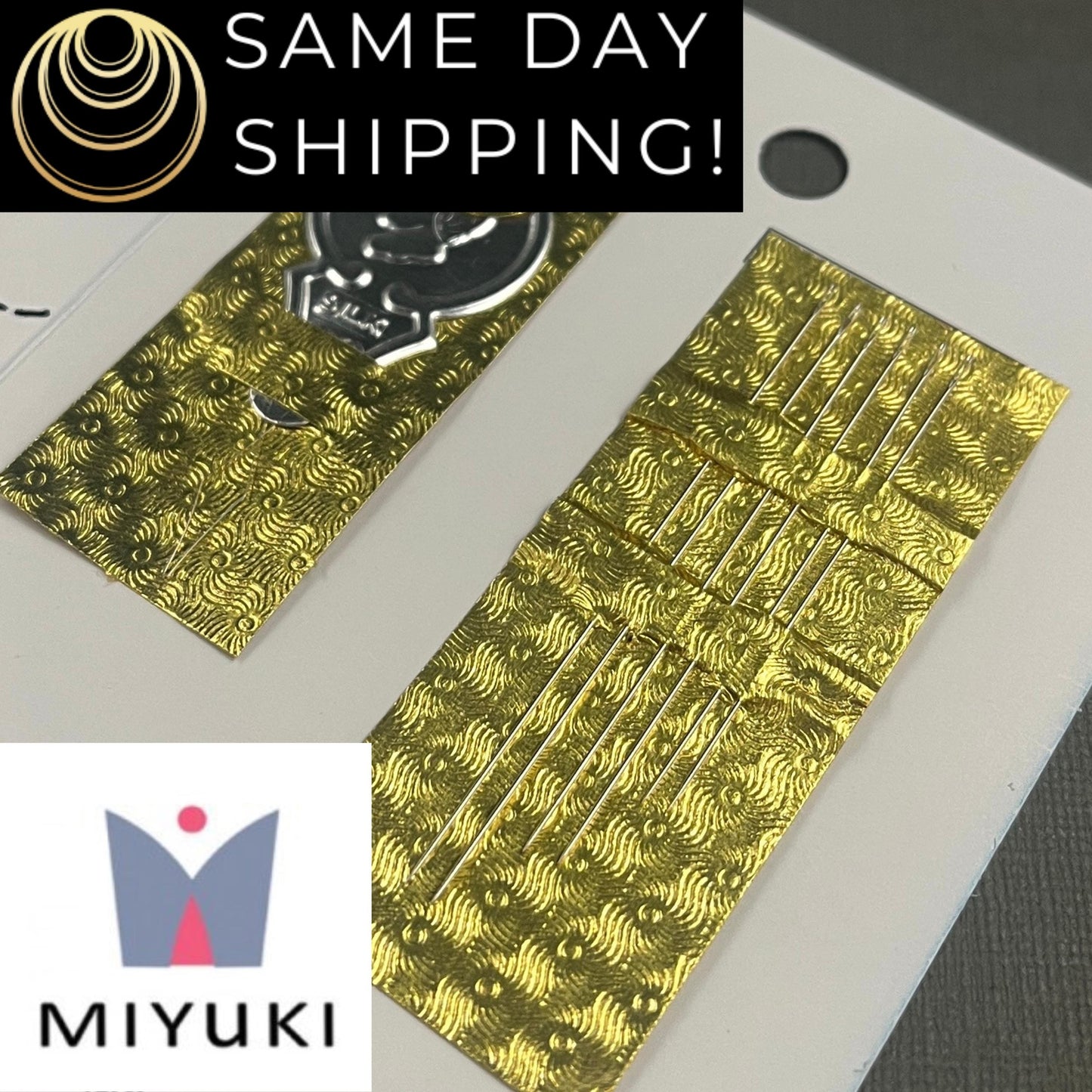 Miyuki Extra Fine Beading Needles Package of 6 SAME DAY SHIPPING!