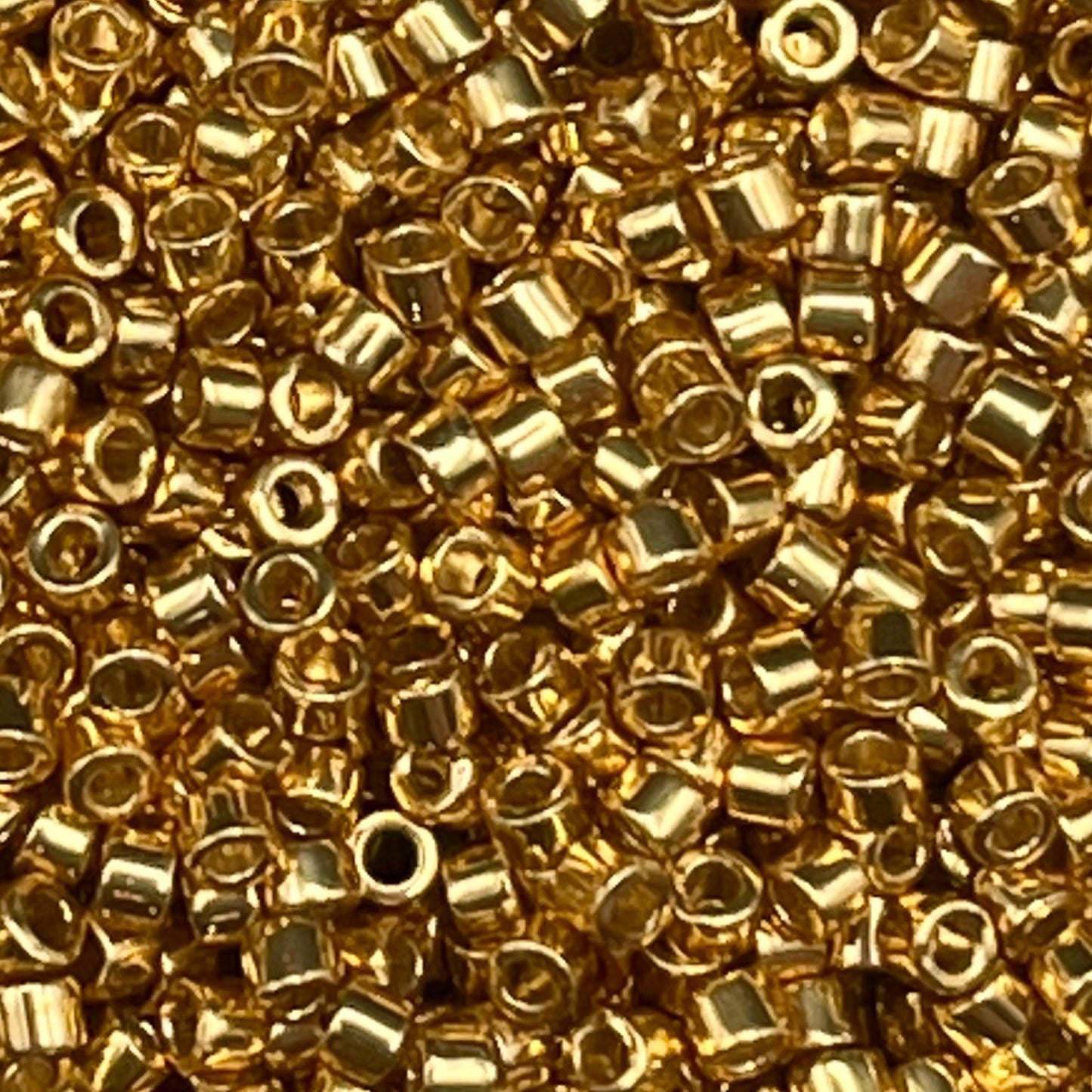 DB1832 SAME DAY SHIPPING! 1-20 Grams Miyuki 11/0 Delica Beads Duracoat Galvanized Gold-Free Container!