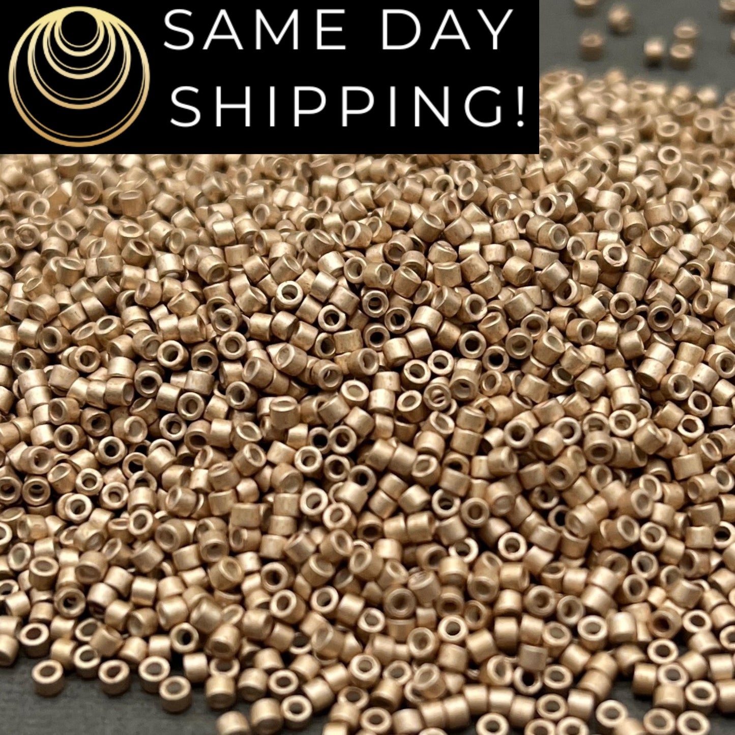 DB1158 SAME DAY SHIPPING! 1-20 Grams Miyuki 11/0 Delica Beads Galvanized Semi-Matte Light Smoky Amethyst-Free Container!