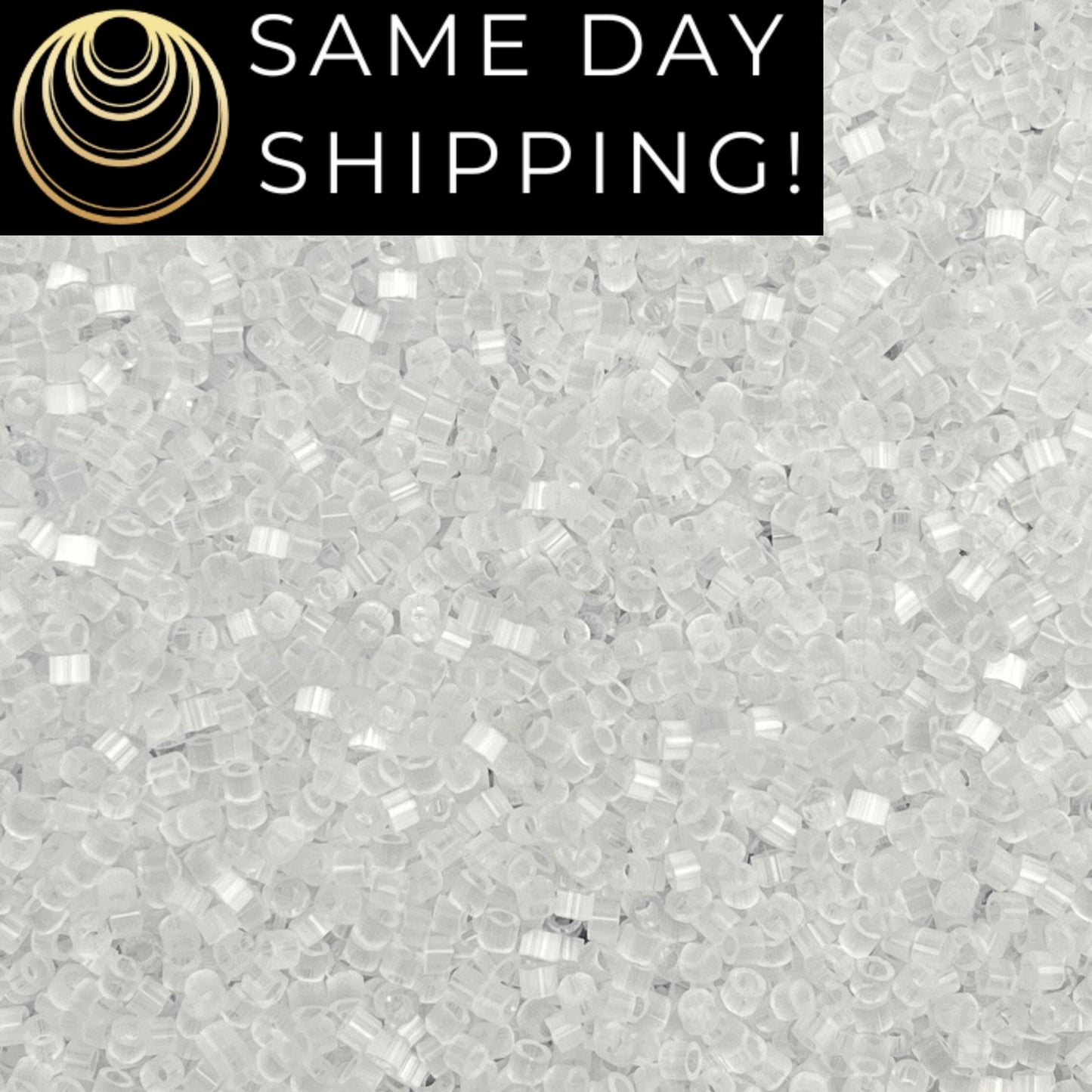 DB635 SAME DAY SHIPPING! 1-20 Grams Miyuki 11/0 Delica Beads Crystal Silk Satin-Free Container!