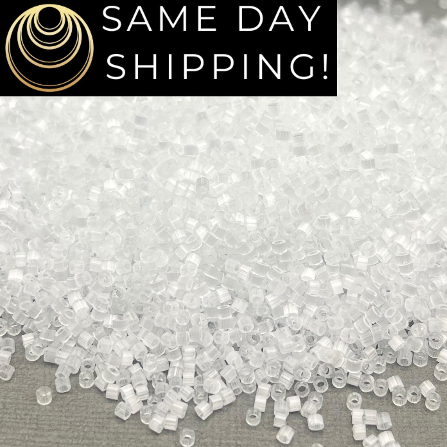 DB635 SAME DAY SHIPPING! 1-20 Grams Miyuki 11/0 Delica Beads Crystal Silk Satin-Free Container!