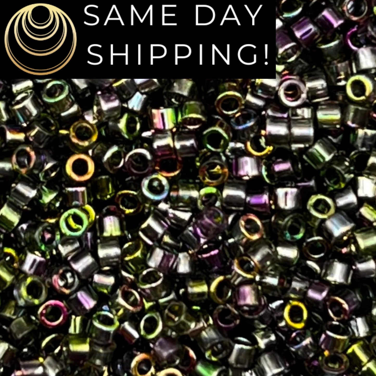 DB2205 SAME DAY SHIPPING! 1-20 Grams Miyuki 11/0 Delica Beads Magic Rainbow Orchid -Free Container!