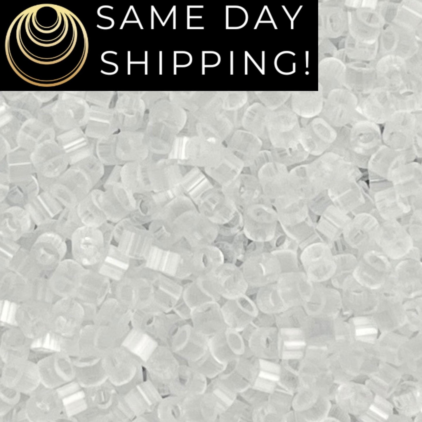 DB635 SAME DAY SHIPPING! 1-20 Grams Miyuki 11/0 Delica Beads Crystal Silk Satin-Free Container!