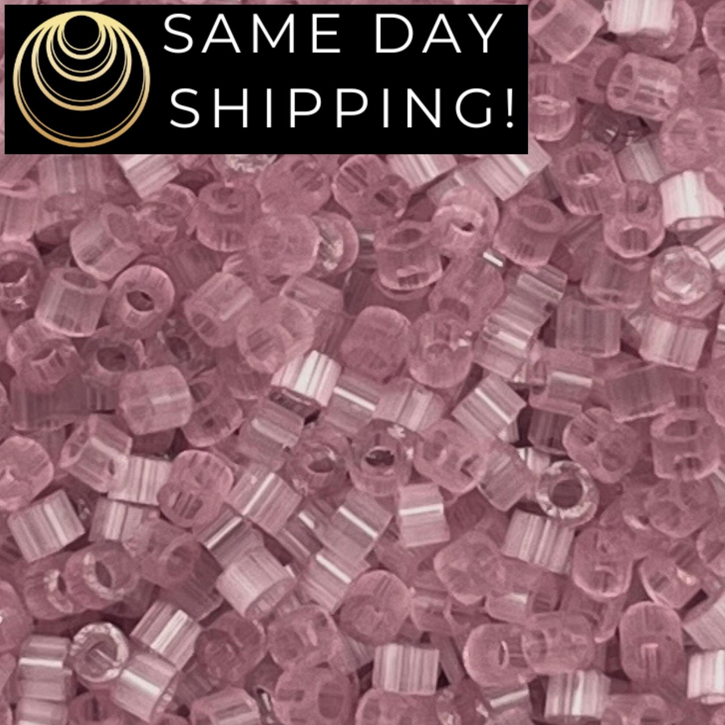 DB678 SAME DAY SHIPPING! 1 Gram up to 20 Grams Miyuki 11/0 Delica Beads Antique Rose Silk Satin DB0678 -Free Container!