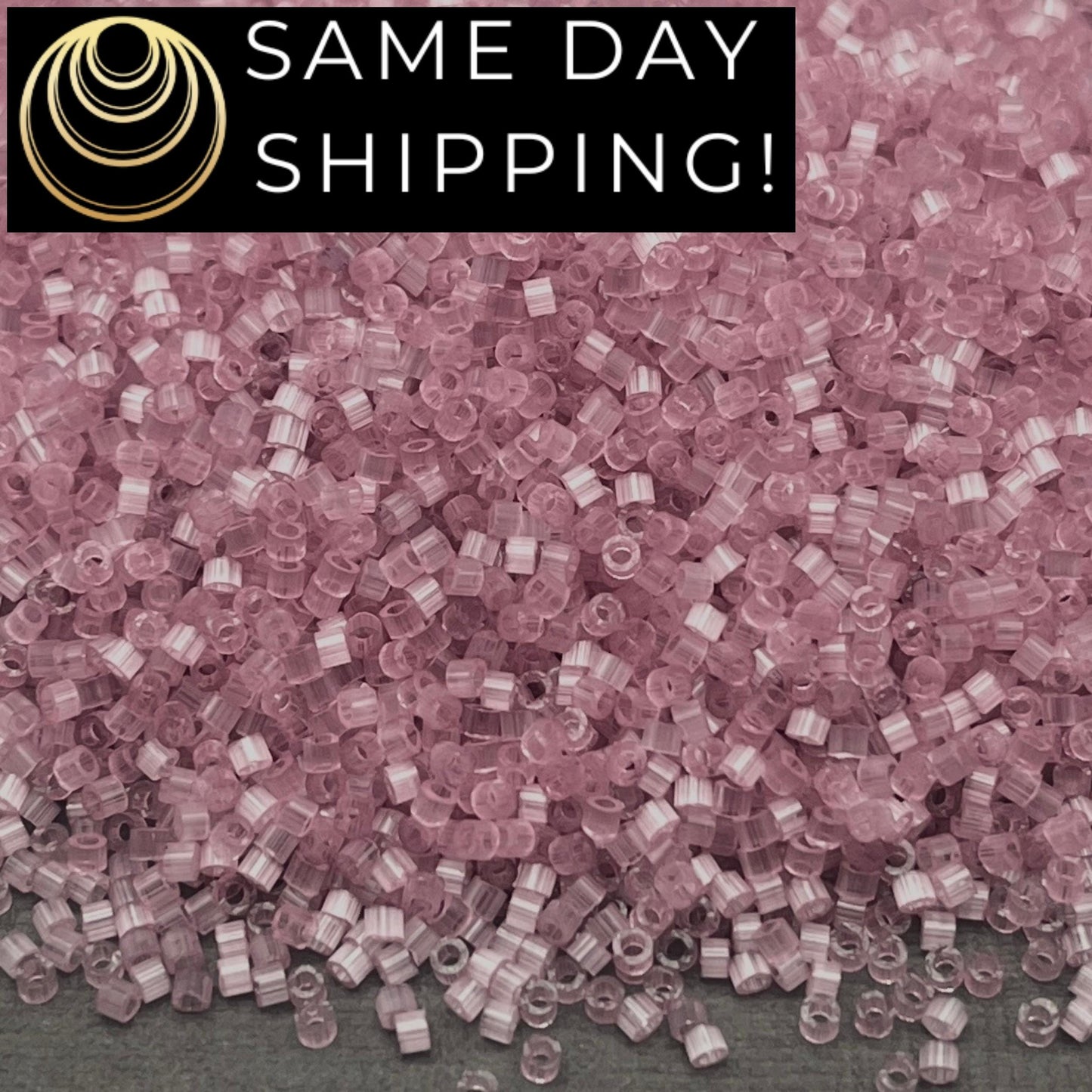 DB678 SAME DAY SHIPPING! 1 Gram up to 20 Grams Miyuki 11/0 Delica Beads Antique Rose Silk Satin DB0678 -Free Container!
