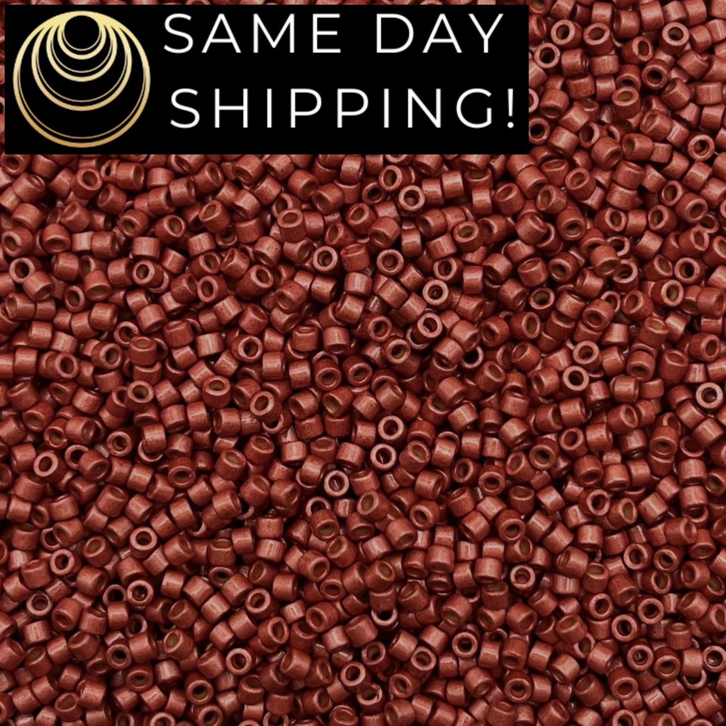 DB1838F SAME DAY SHIPPING! 1 Gram up to 20 Grams Miyuki 11/0 Delica Beads Duracoat Galvanized Matte Berry -Free Container!