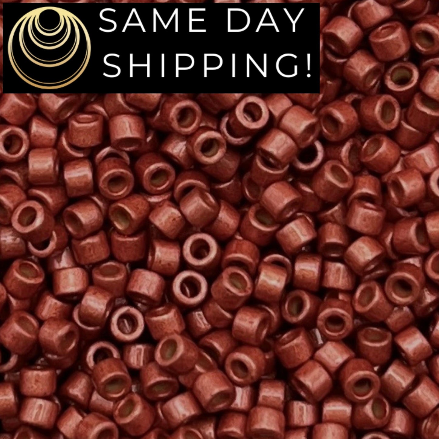 DB1838F SAME DAY SHIPPING! 1 Gram up to 20 Grams Miyuki 11/0 Delica Beads Duracoat Galvanized Matte Berry -Free Container!
