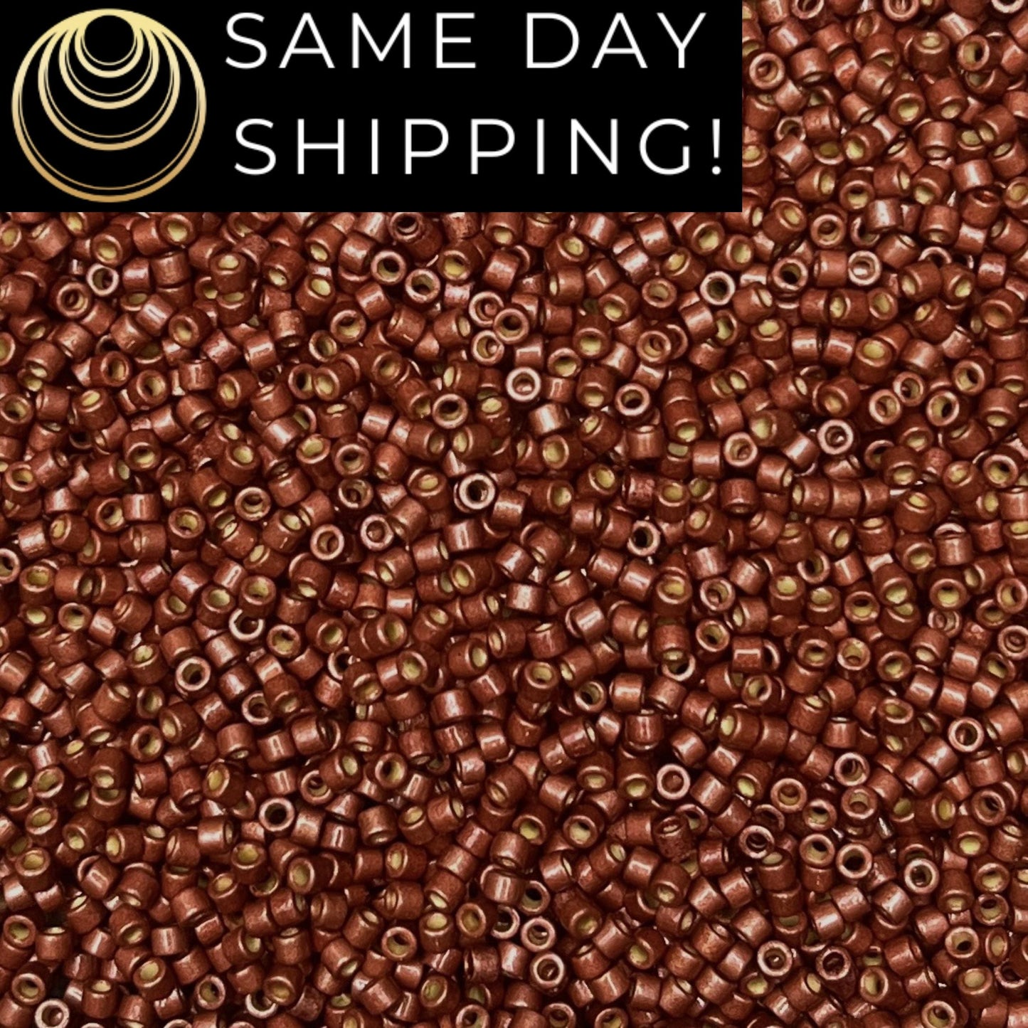 DB1842F SAME DAY SHIPPING! 1 Gram up to 20 Grams Miyuki 11/0 Delica Beads Duracoat Galvanized Matte Dark Berry -Free Container!