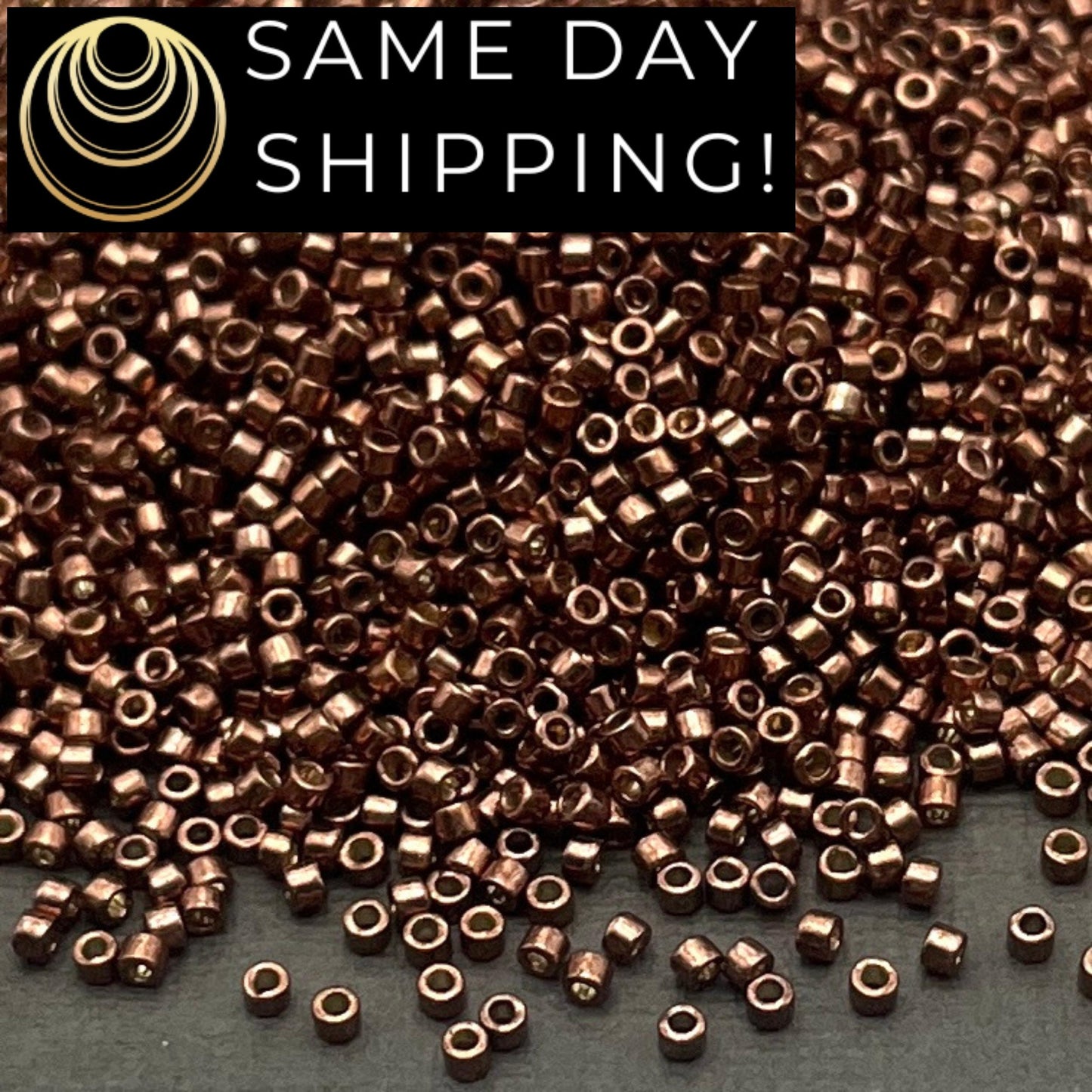 DB1843 SAME DAY SHIPPING! 1 Gram up to 20 Grams Miyuki 11/0 Delica Beads Duracoat Galvanized Dark Mauve-Free Container!