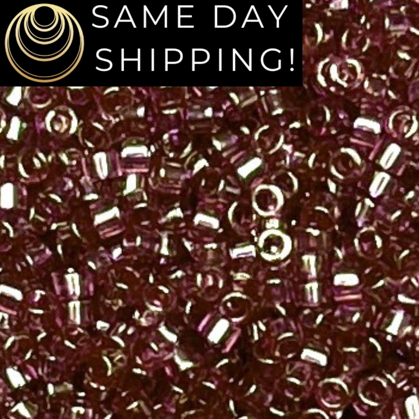 DB0108 SAME DAY SHIPPING! 1 Gram up to 20 Grams Miyuki 11/0 Delica Beads Cinnamon Gold Luster DB108 -Free Container!