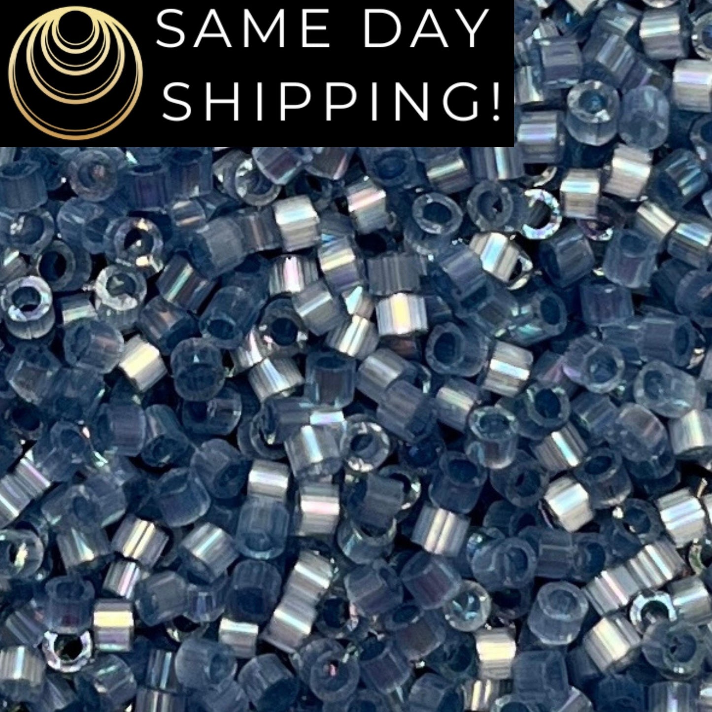 DB1882 (1 Gram -20 Grams) Miyuki Size 11/0 Delica Beads Silk Inside Dyed Dark Bayberry AB-Free Container! Same Day Shipping! DB-1882 DB 1882