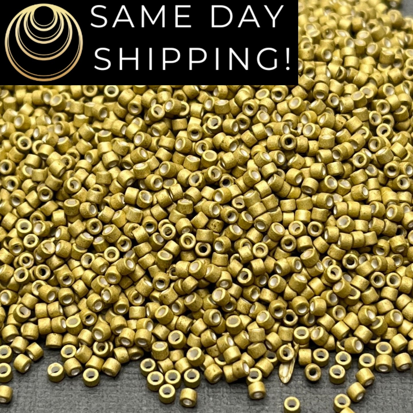 DB1164 (1 gram-20 grams) Miyuki Size 11/0 Delica Beads Galvanized Matte Zest-Free Container! Same Day Shipping! See All Pictures! DB-1164