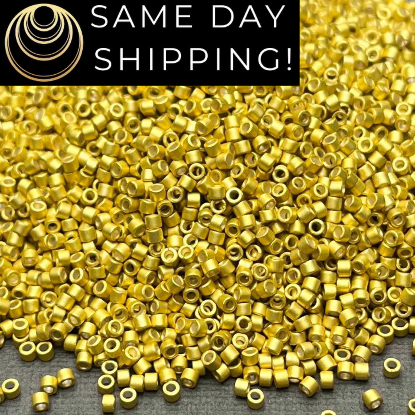 DB1154 (1 gram-20 grams) Miyuki Size 11/0 Delica Beads Galvanized Semi-Matte Zest-Free Container! Same Day Shipping!