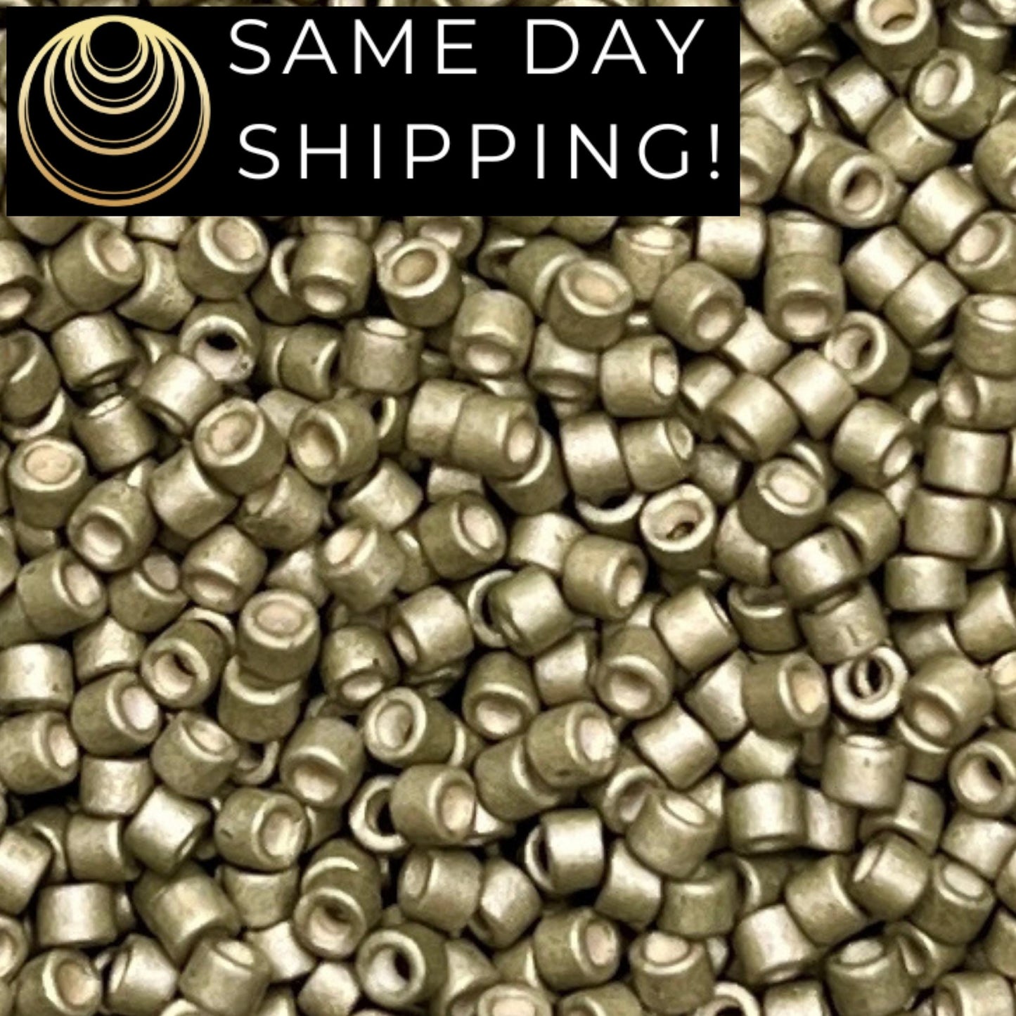DB1170 (1 gram-20 grams) Miyuki Size 11/0 Delica Beads Galvanized Matte Aloe-Free Container! Same Day Shipping!