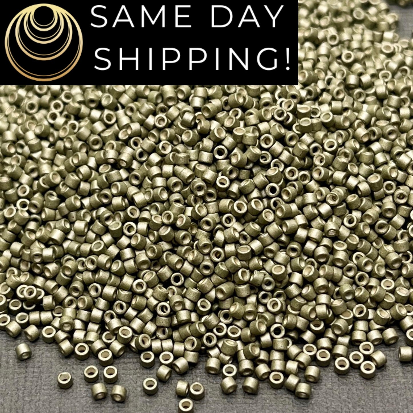 DB1170 (1 gram-20 grams) Miyuki Size 11/0 Delica Beads Galvanized Matte Aloe-Free Container! Same Day Shipping!