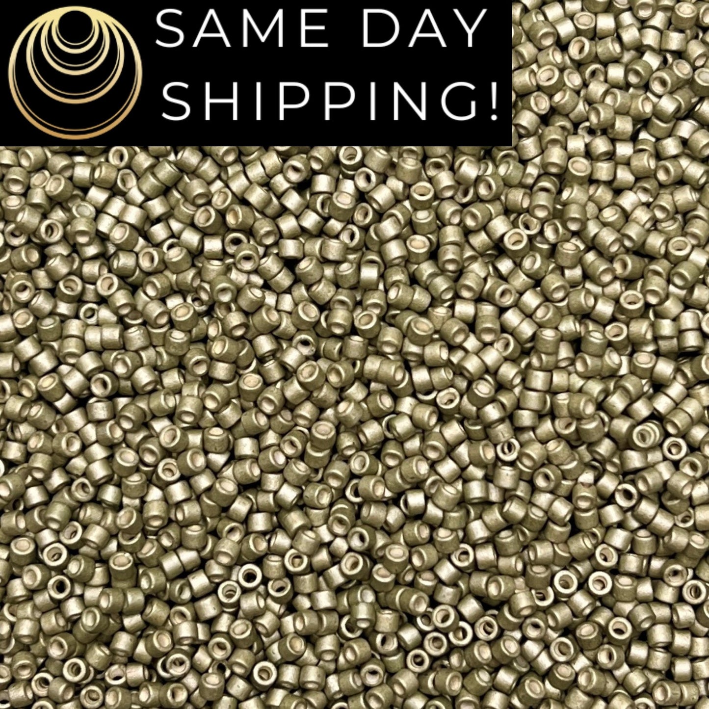 DB1170 (1 gram-20 grams) Miyuki Size 11/0 Delica Beads Galvanized Matte Aloe-Free Container! Same Day Shipping!