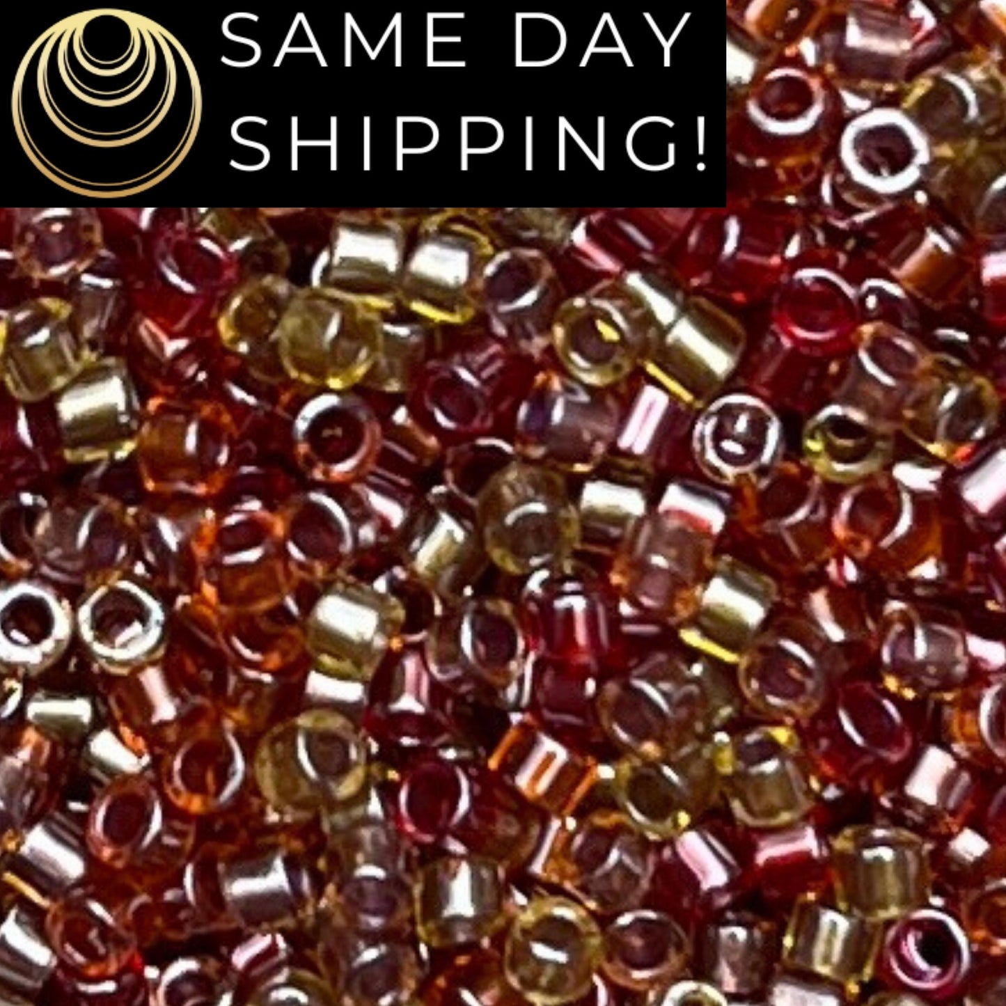 DB990 (1 gram-20 grams) Miyuki Size 11/0 Delica Beads-Free Container! Same Day Shipping!
