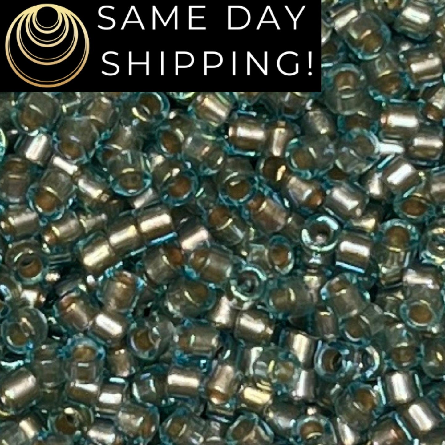 DB2379 (1 gram-20 grams) Miyuki Size 11/0 Delica Beads Inside Dyed Eucalyptus-Free Container! Same Day Shipping!