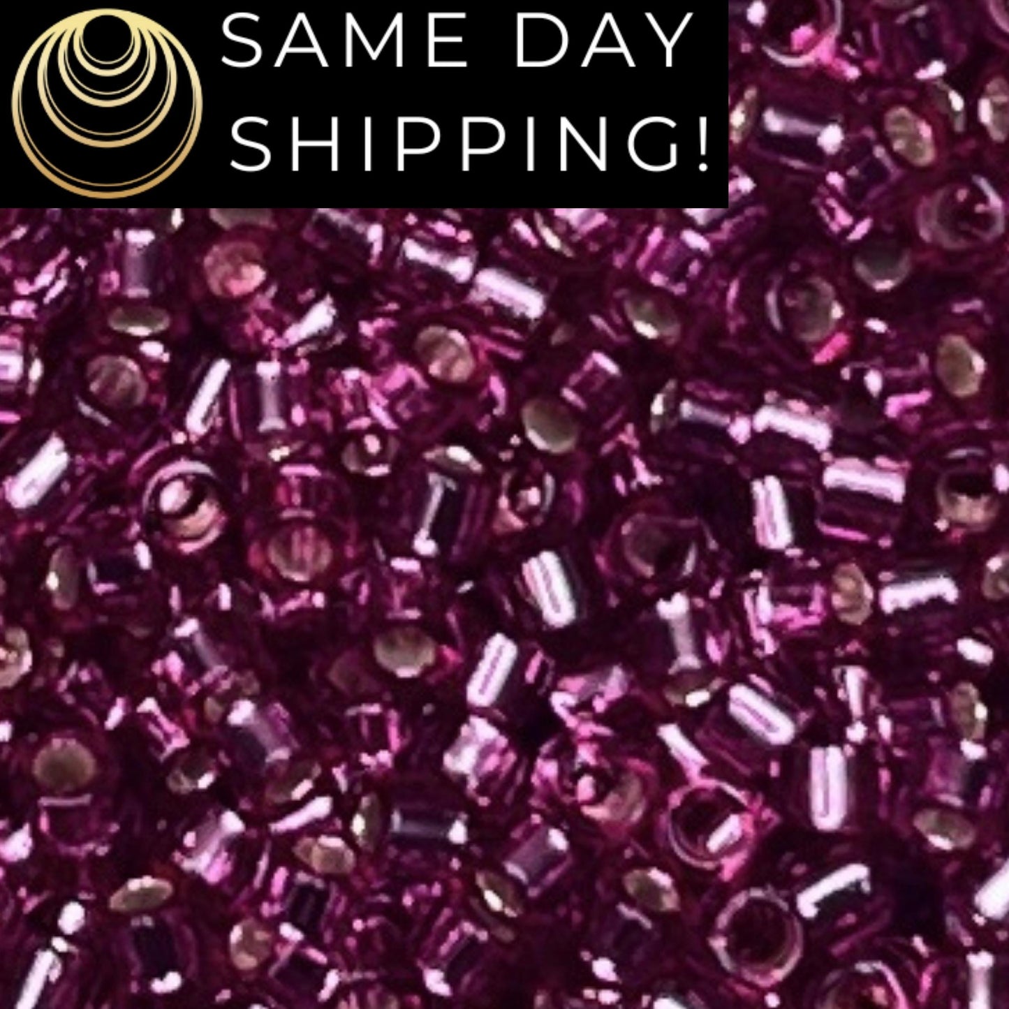 DB2162 (1 gram-20 grams) Miyuki Size 11/0 Delica Beads Duracoat Silver Lined Dyed Hydrangea-Free Container! Same Day Shipping!