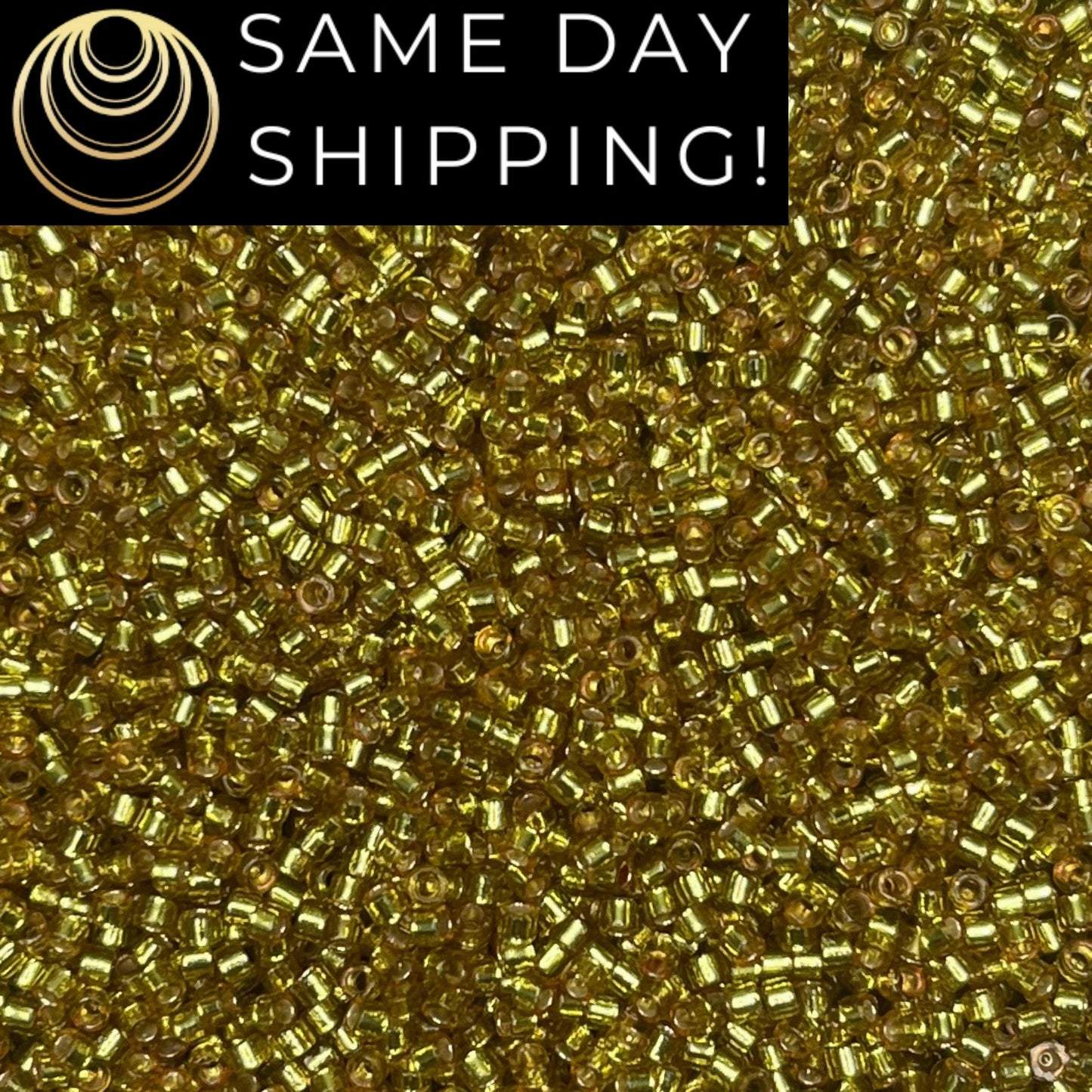 DB2164 (1 gram-20 grams) Miyuki Size 11/0 Delica Beads Duracoat Silver Lined Dyed Zest-Free Container! Same Day Shipping!