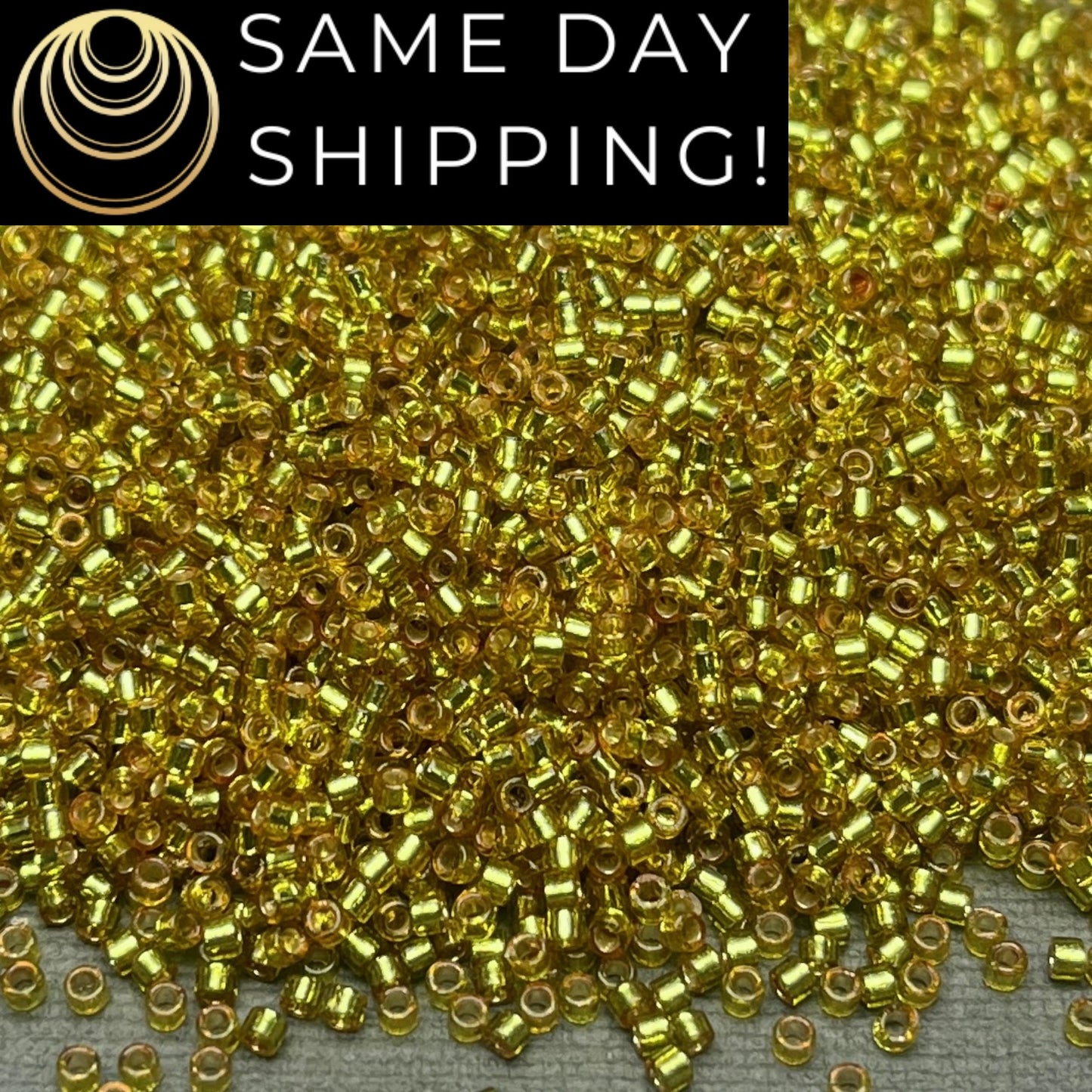 DB2164 (1 gram-20 grams) Miyuki Size 11/0 Delica Beads Duracoat Silver Lined Dyed Zest-Free Container! Same Day Shipping!
