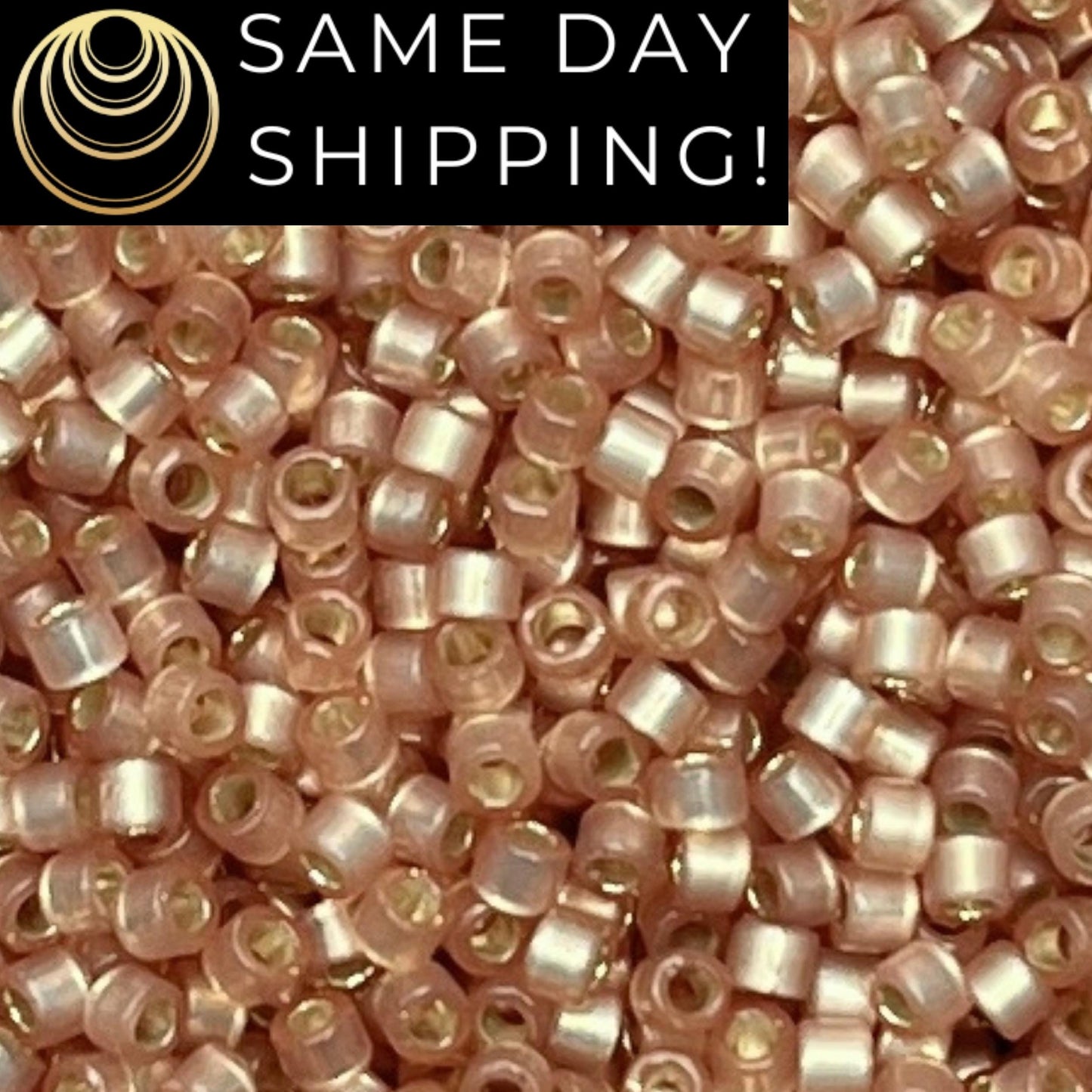 DB2177 (1 gram-20 grams) Miyuki Size 11/0 Delica Beads Duracoat Matte Silver Lined Dyed Mica-Free Container! Same Day Shipping!