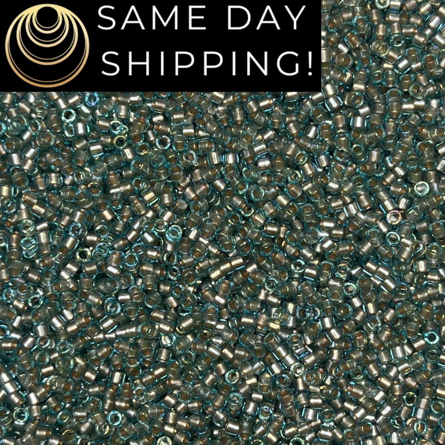 DB2379 (1 gram-20 grams) Miyuki Size 11/0 Delica Beads Inside Dyed Eucalyptus-Free Container! Same Day Shipping!