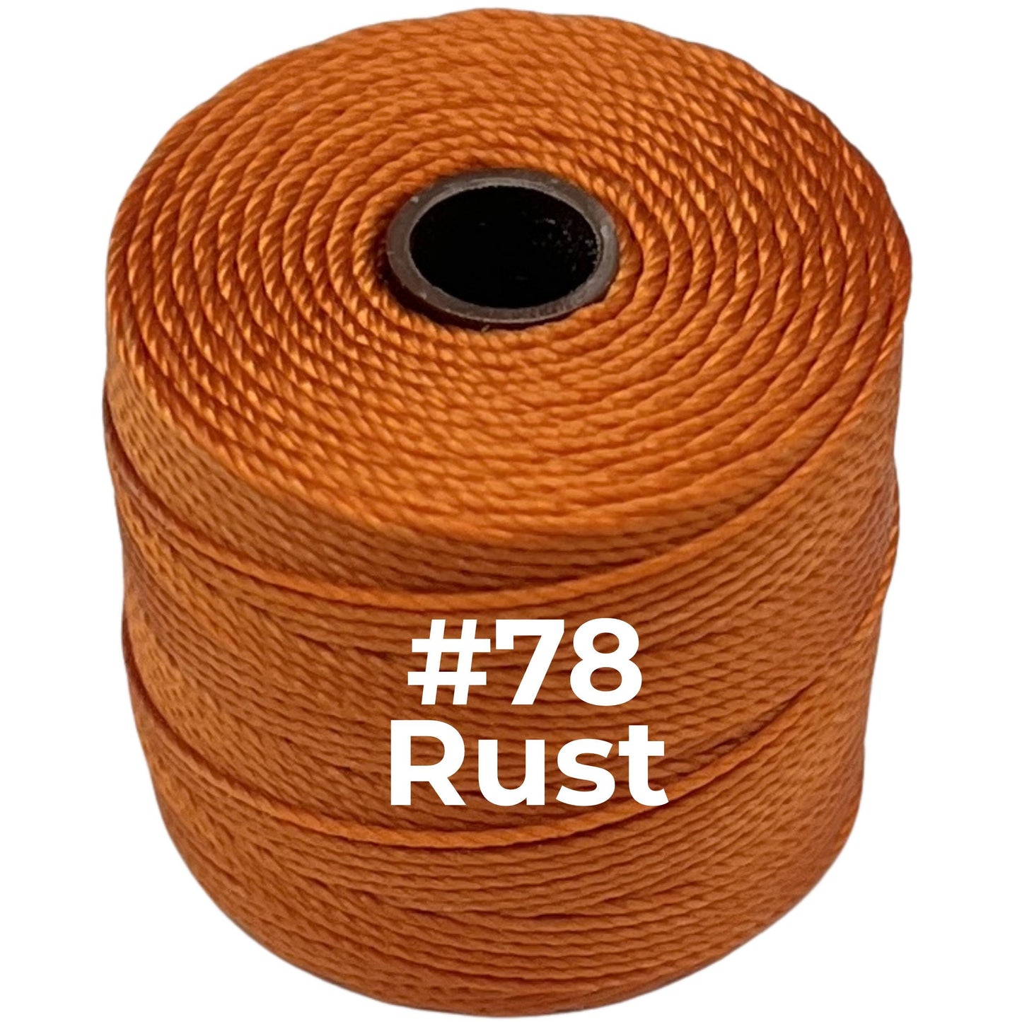Orange S-Lon Bead Cord TEX 210 77yd 0.5mm