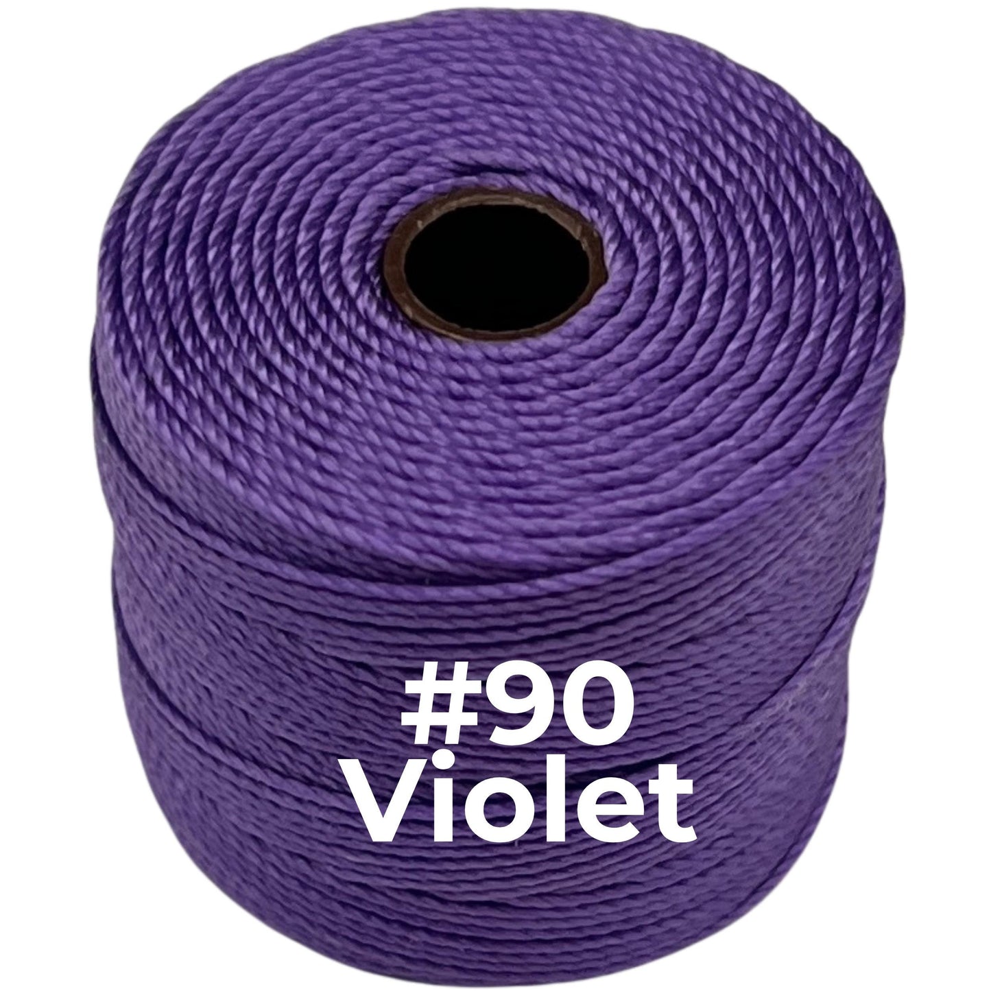 Purple S-Lon Bead Cord TEX 210 77yd 0.5mm