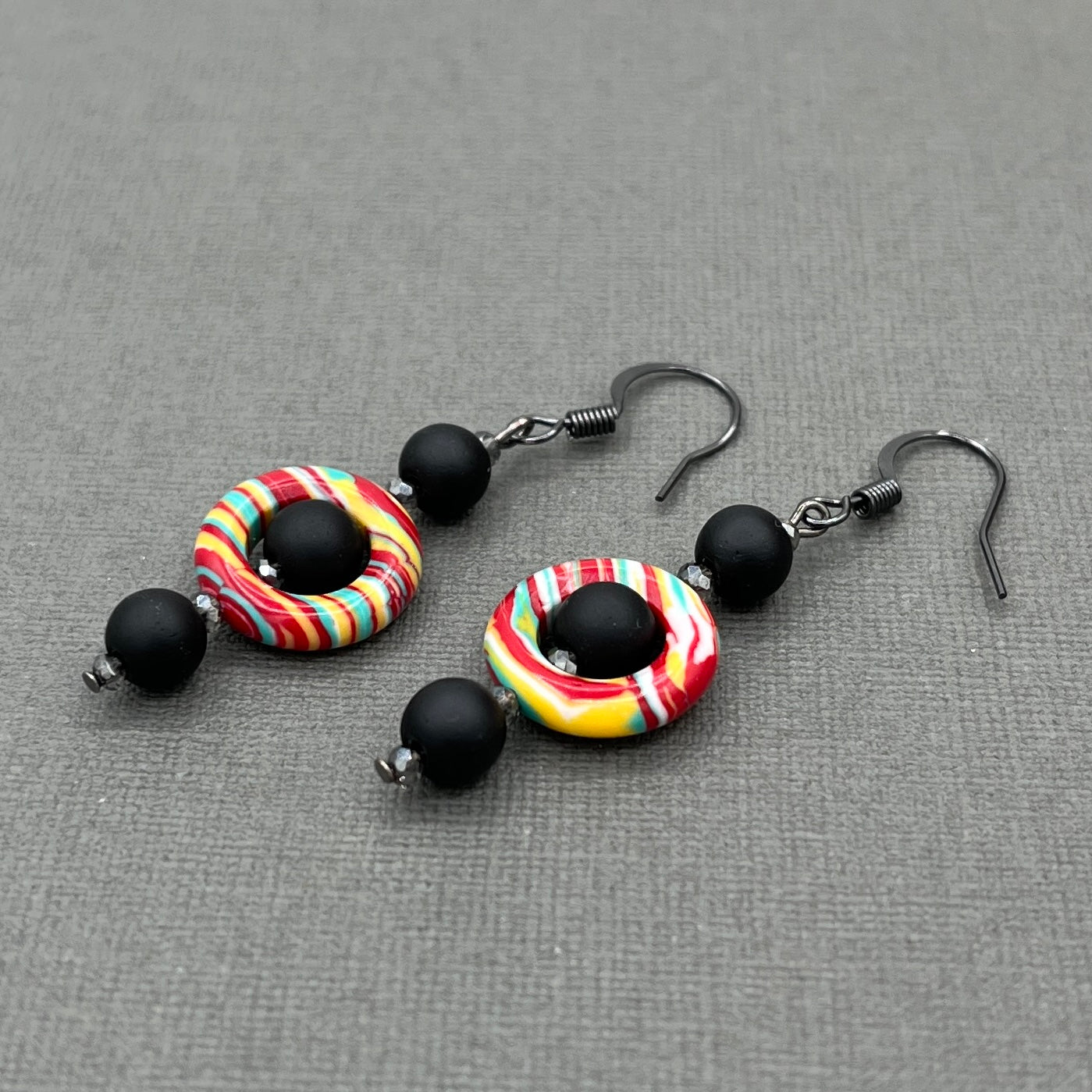 Long Groovy Dangle Earrings