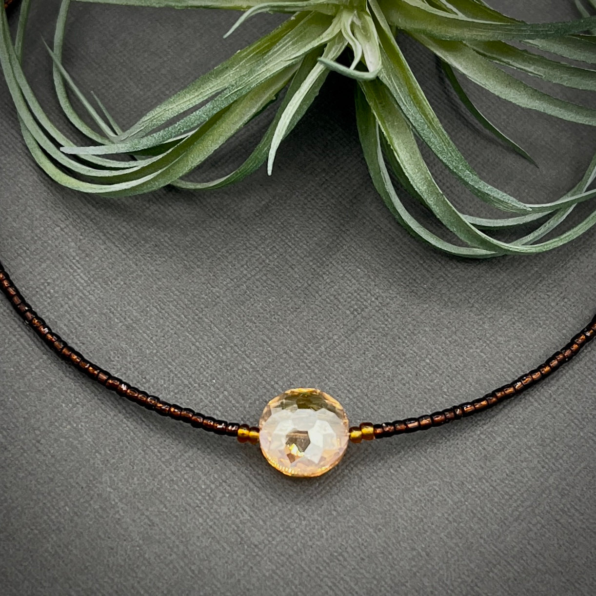 Emily's Roaring Twenties Bronze Choker Necklace