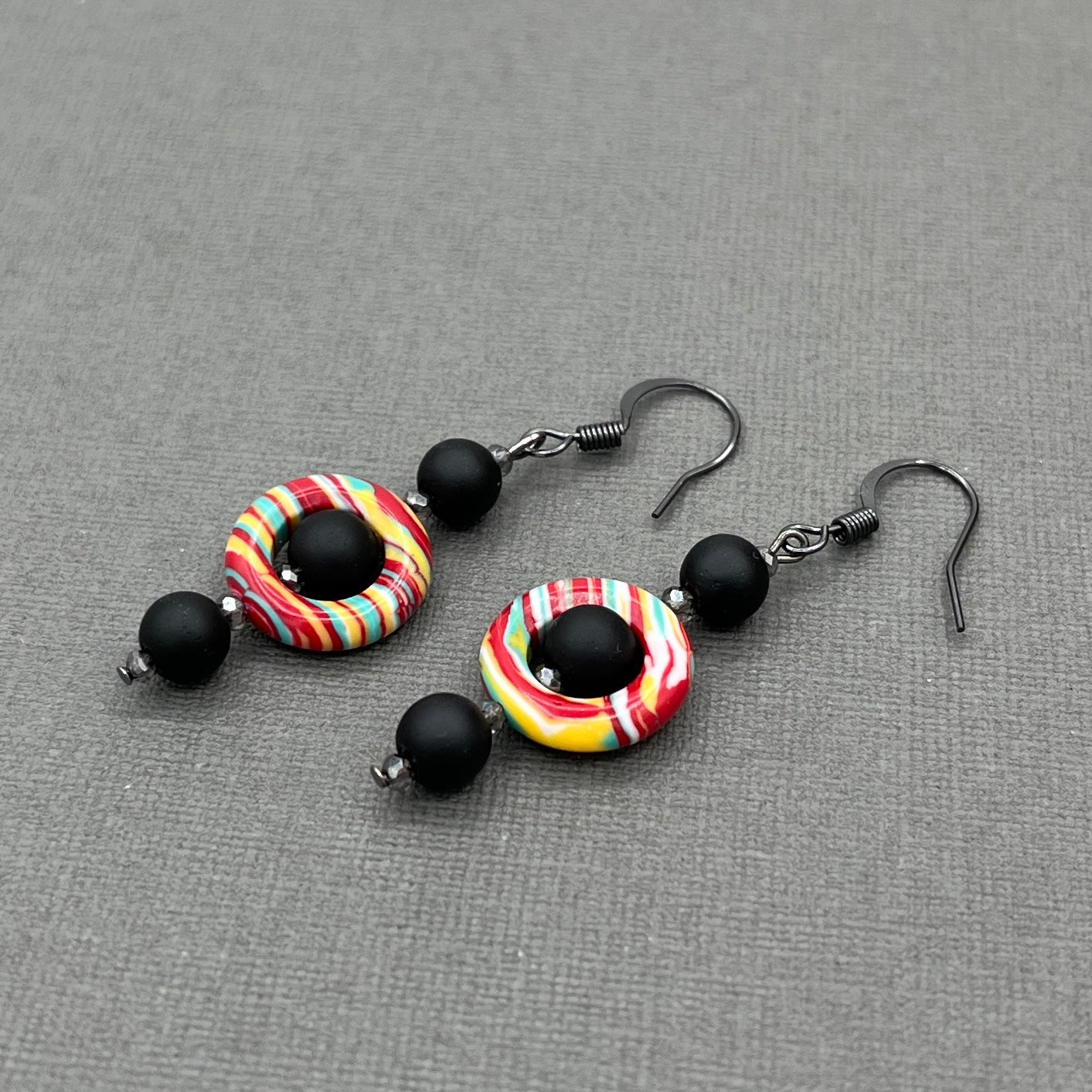 Long Groovy Dangle Earrings