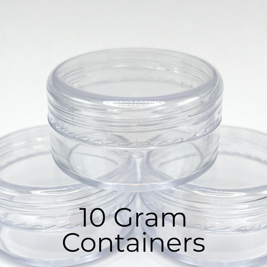 10 gram Clear Seed Bead Storage Containers