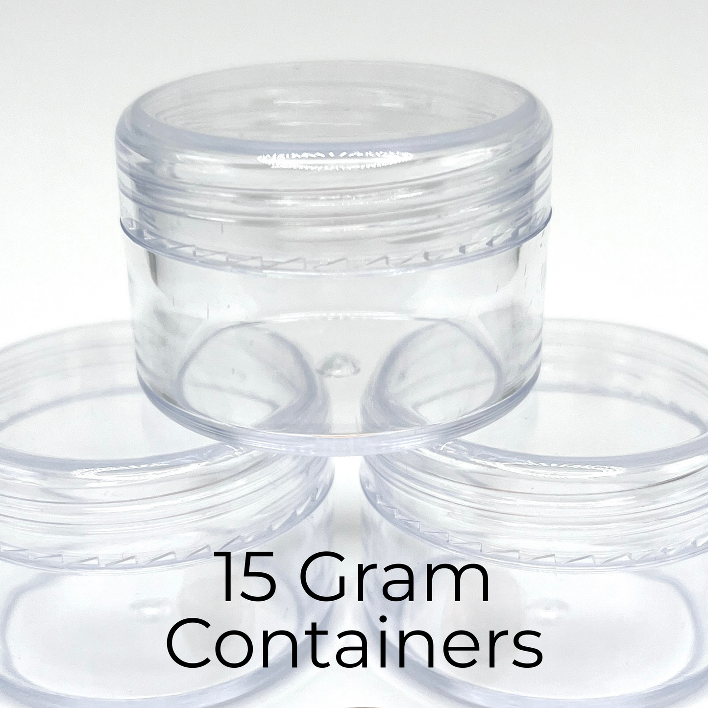 15 gram Clear Seed Bead Storage Containers