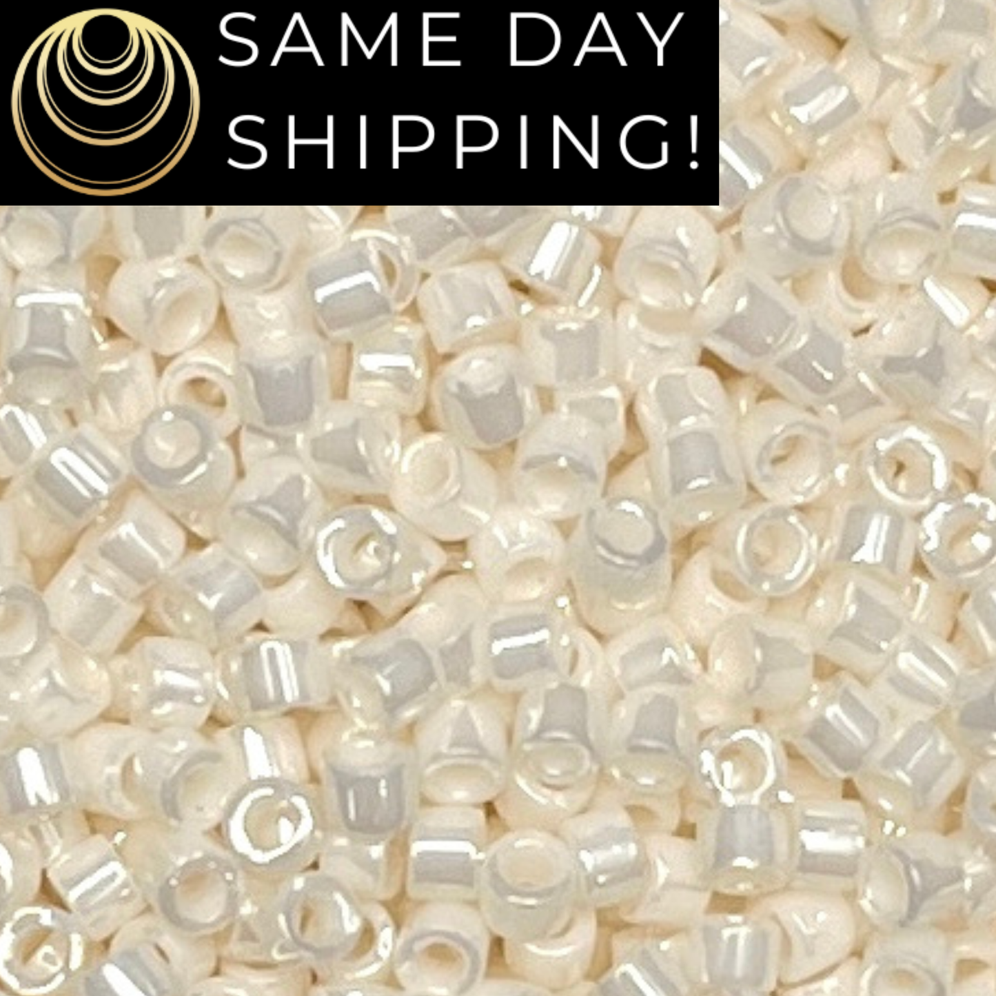 DB203 11/0 Miyuki Delica Beads Cream Ceylon