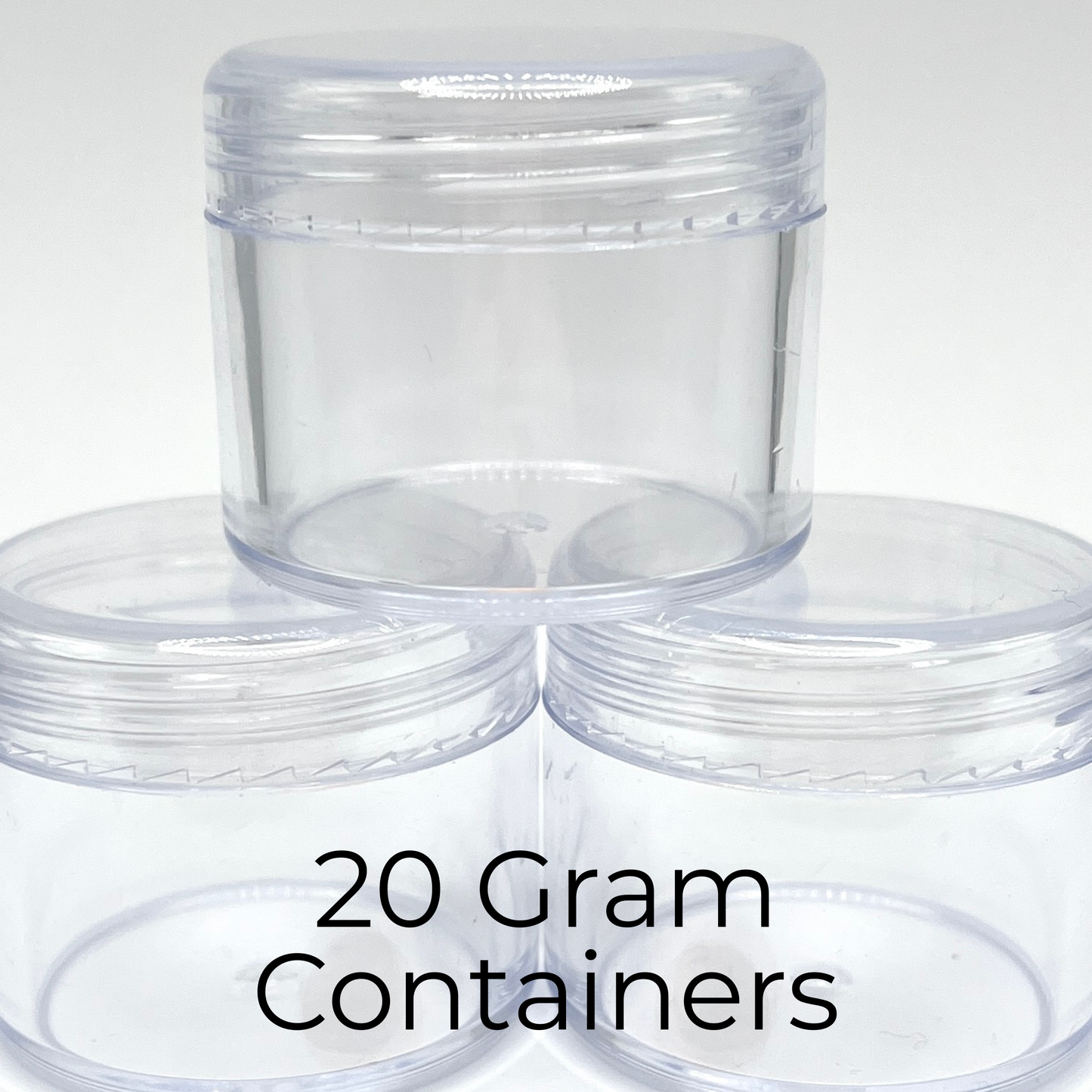 20 gram Clear Seed Bead Storage Containers