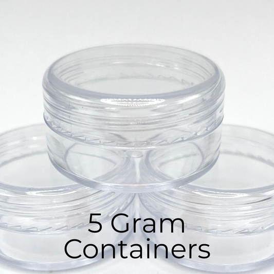 05 gram Clear Seed Bead Storage Containers