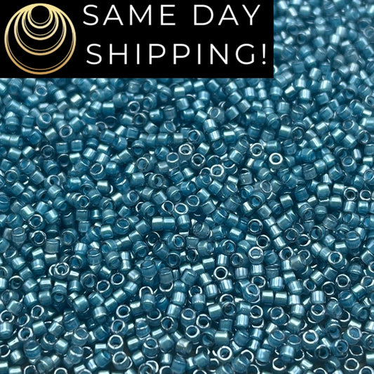 DB2054 11/0 Miyuki Delica Beads Luminous Dusk Blue